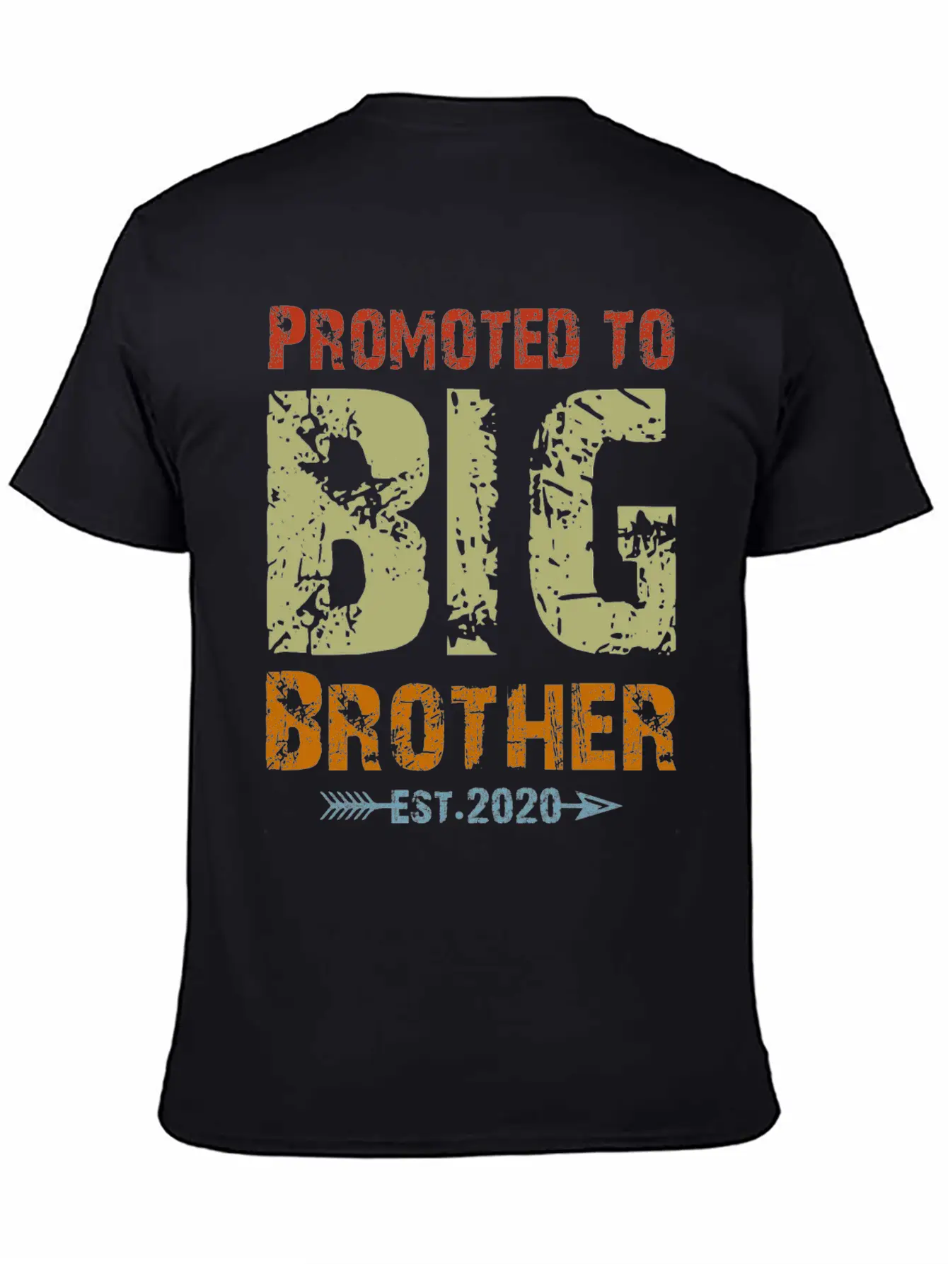 Promoted To Big Brother Est 2020 Unisex Casual T-Shirt – Clean Design For Daily Comfort