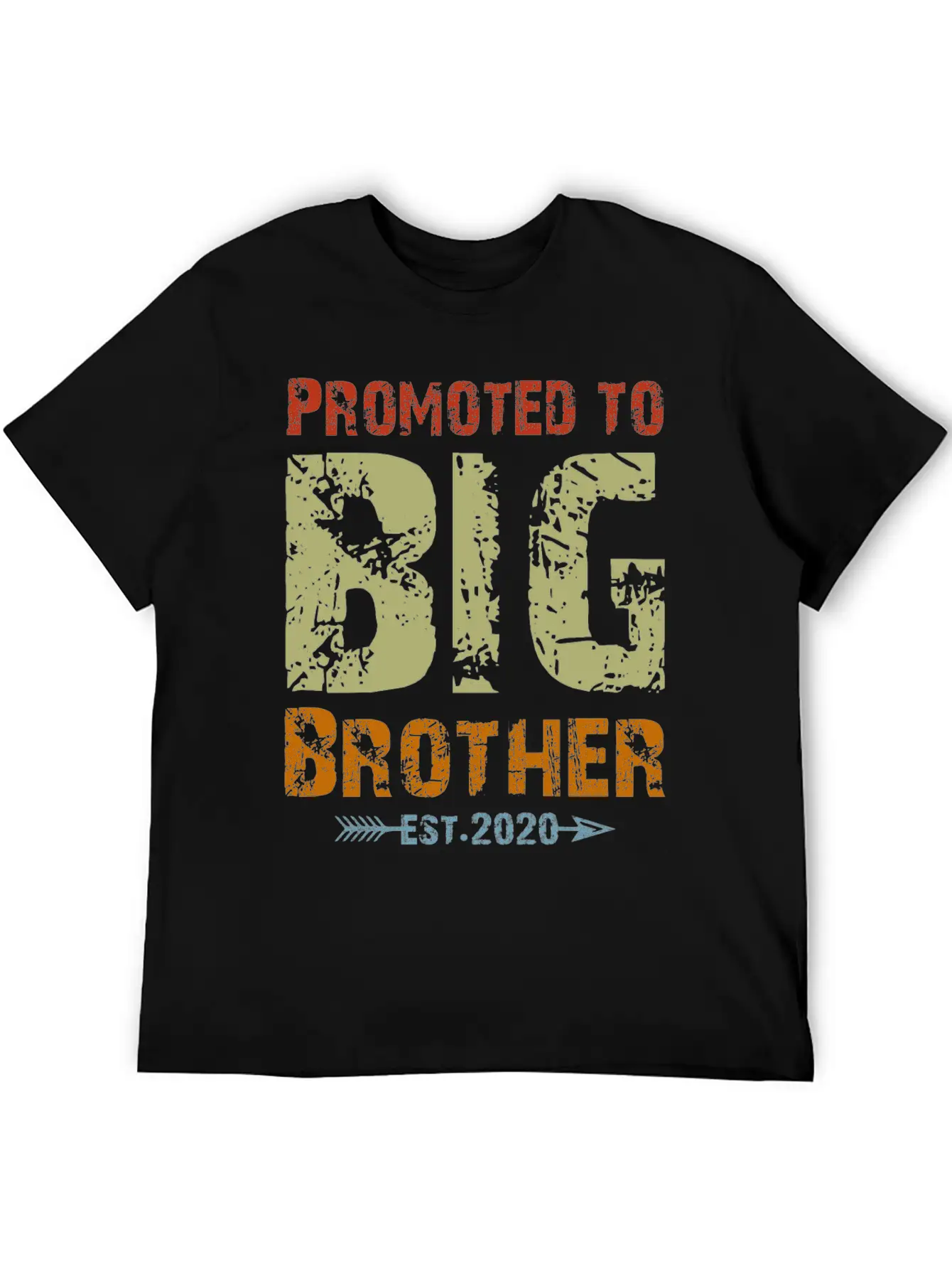 Promoted To Big Brother Est 2020 Unisex Casual T-Shirt – Clean Design For Daily Comfort