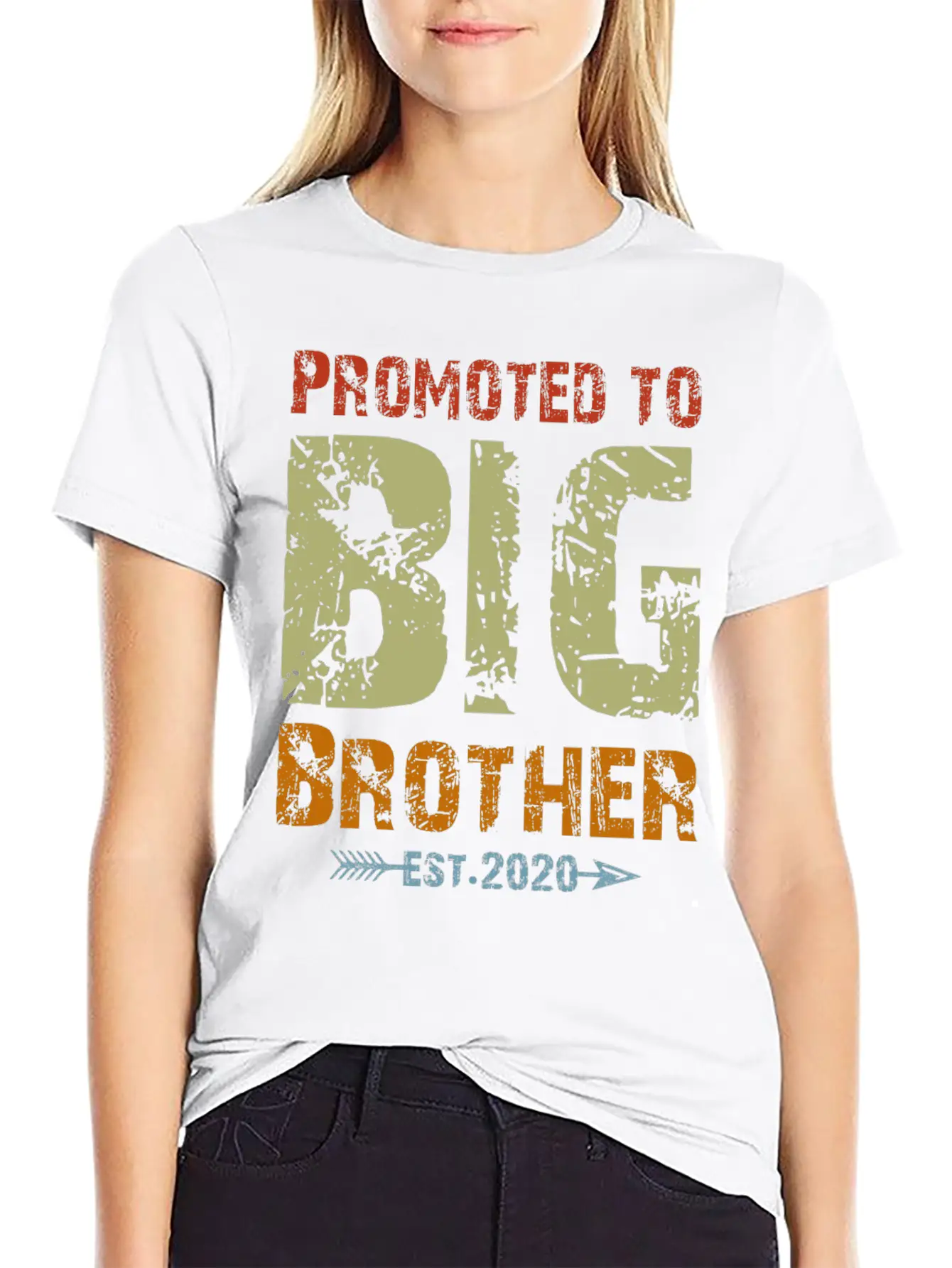 Promoted To Big Brother Est 2020 Unisex Casual T-Shirt – Clean Design For Daily Comfort