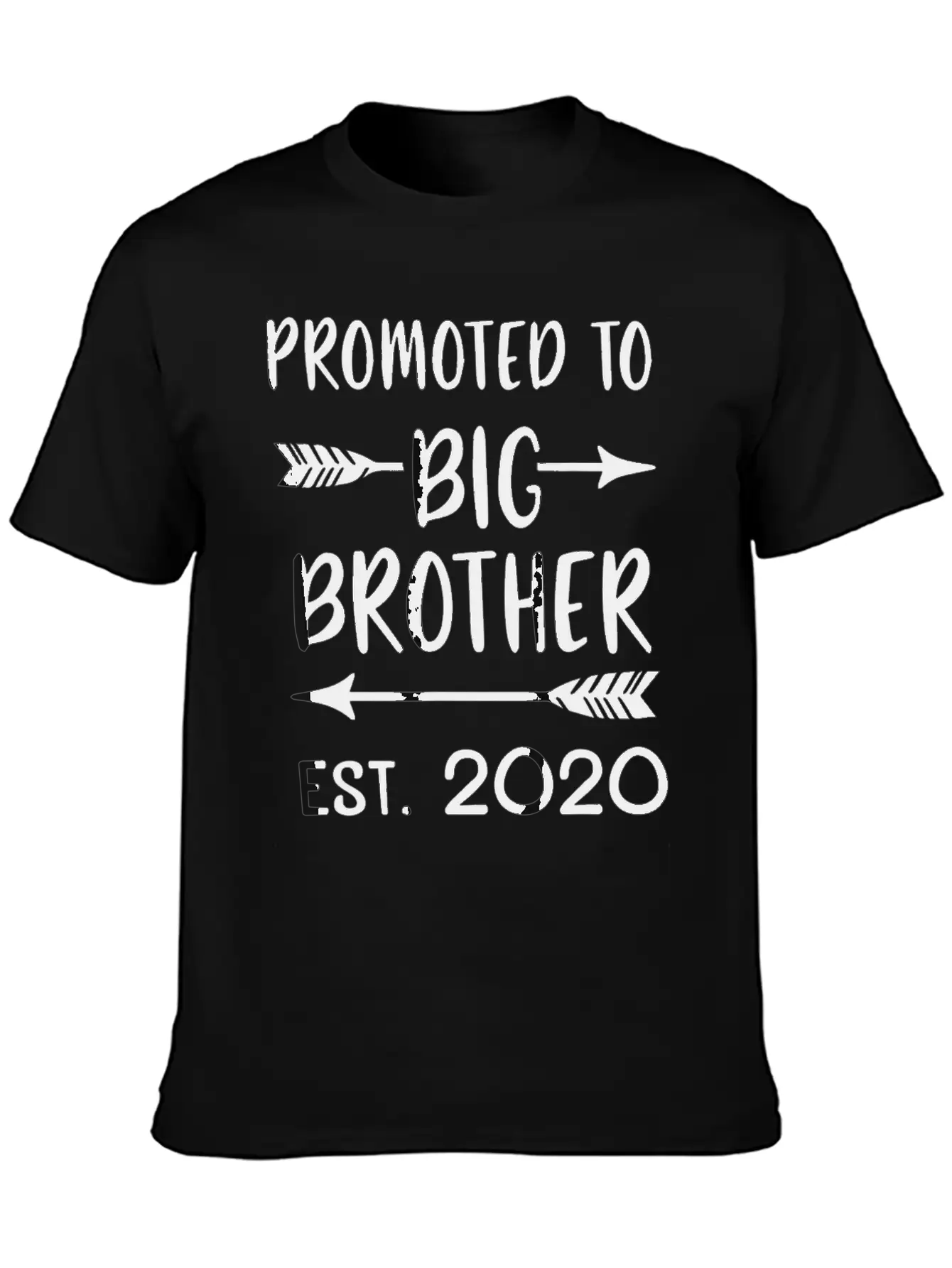 Promoted To Big Brother Est 2020 Vintage Arrow Boy Unisex Casual T-Shirt – Clean Design For Daily Comfort