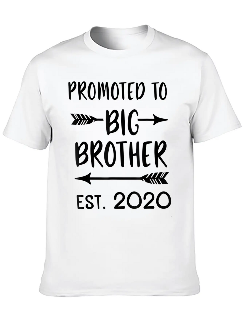 Promoted To Big Brother Est 2020 Vintage Arrow Boy Unisex Casual T-Shirt – Clean Design For Daily Comfort
