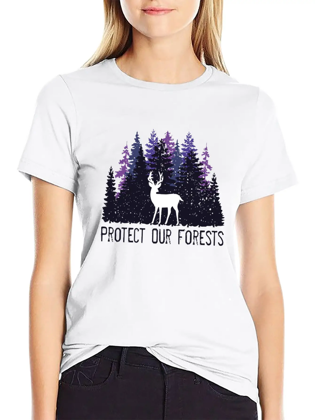 Protect Our Forests | Forest And Environment Lover Unisex Short Sleeve Soft Cotton T-Shirt – Casual Everyday Wear