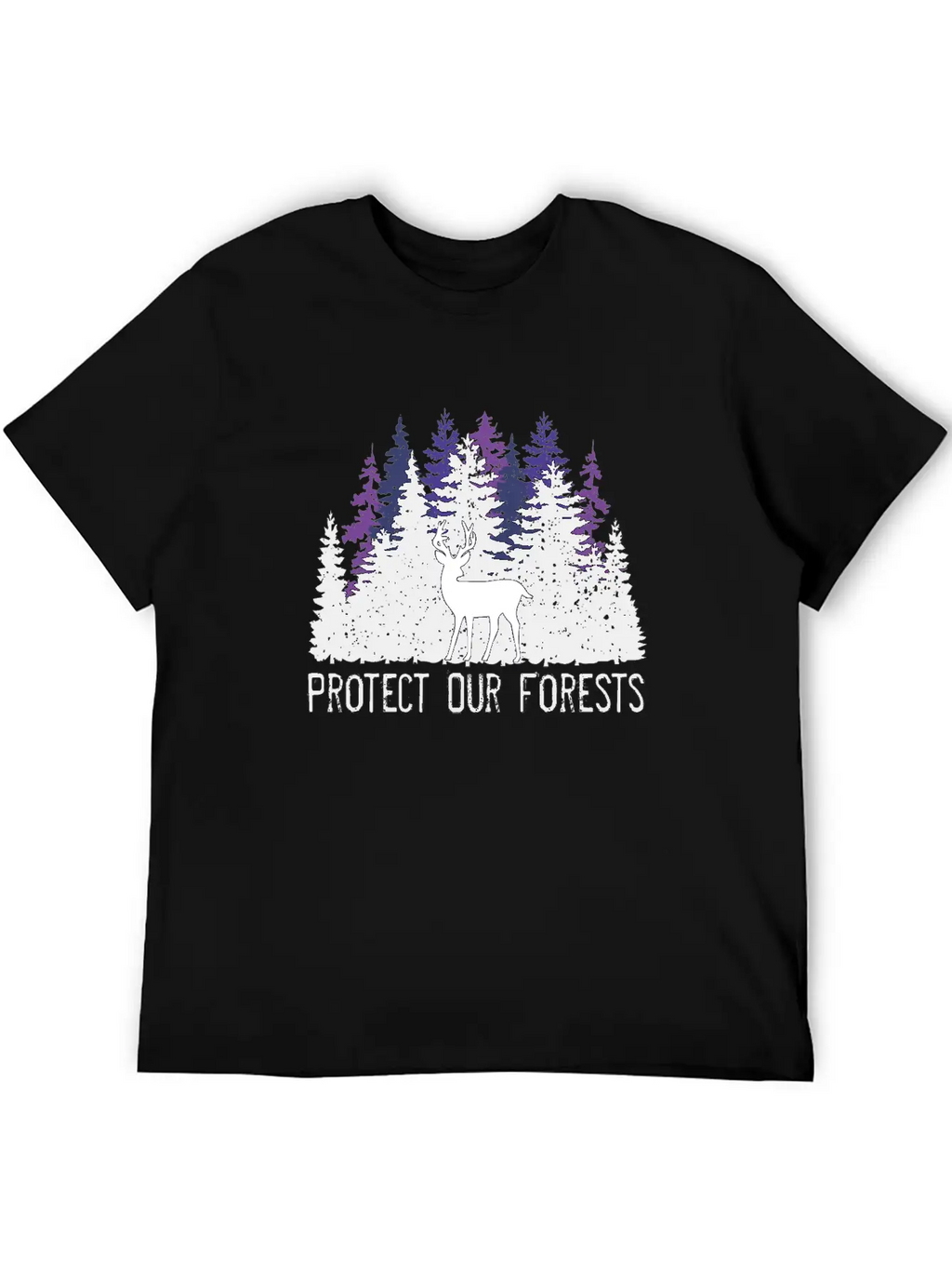 Protect Our Forests | Forest And Environment Lover Unisex Short Sleeve Soft Cotton T-Shirt – Casual Everyday Wear