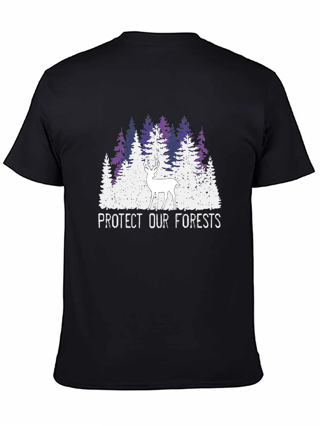Protect Our Forests | Forest And Environment Lover Unisex Short Sleeve Soft Cotton T-Shirt – Casual Everyday Wear