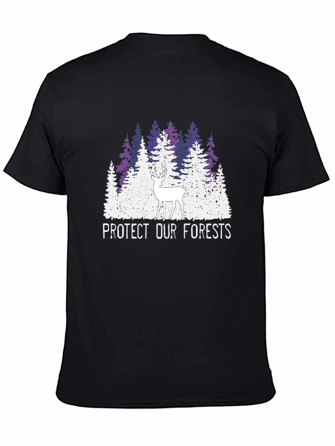 Protect Our Forests | Forest And Environment Lover Unisex Short Sleeve Soft Cotton T-Shirt – Casual Everyday Wear