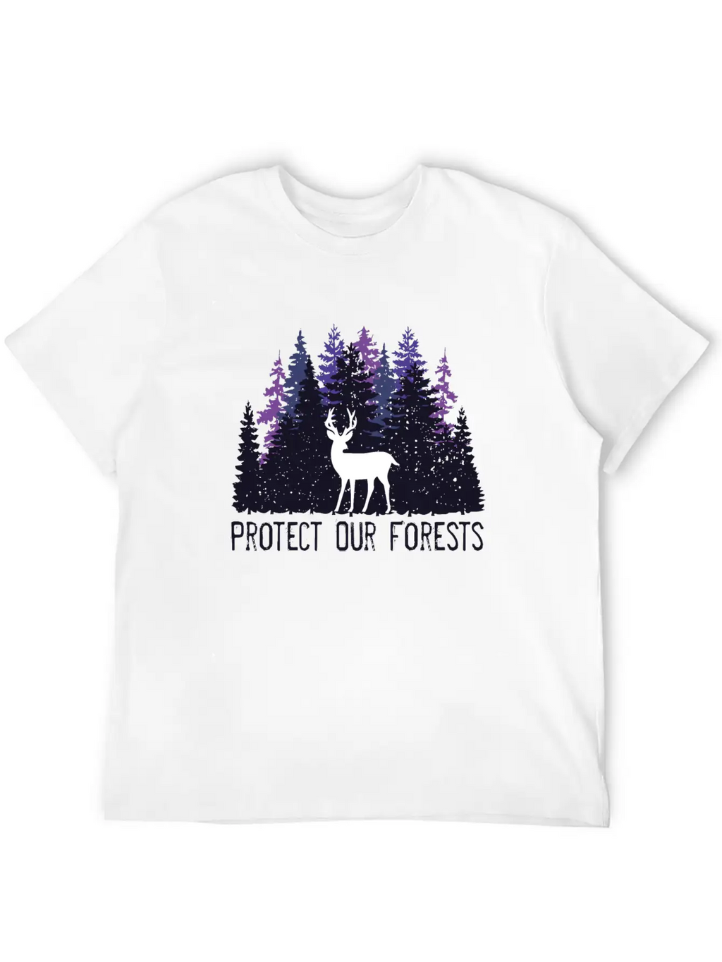 Protect Our Forests | Forest And Environment Lover Unisex Short Sleeve Soft Cotton T-Shirt – Casual Everyday Wear