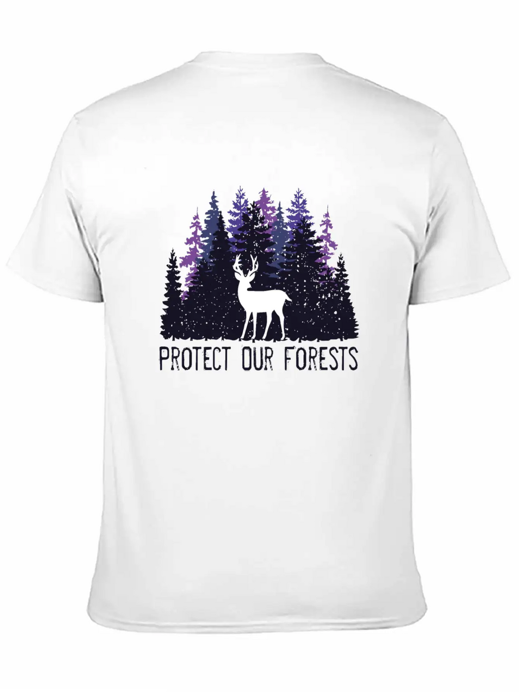 Protect Our Forests | Forest And Environment Lover Unisex Short Sleeve Soft Cotton T-Shirt – Casual Everyday Wear