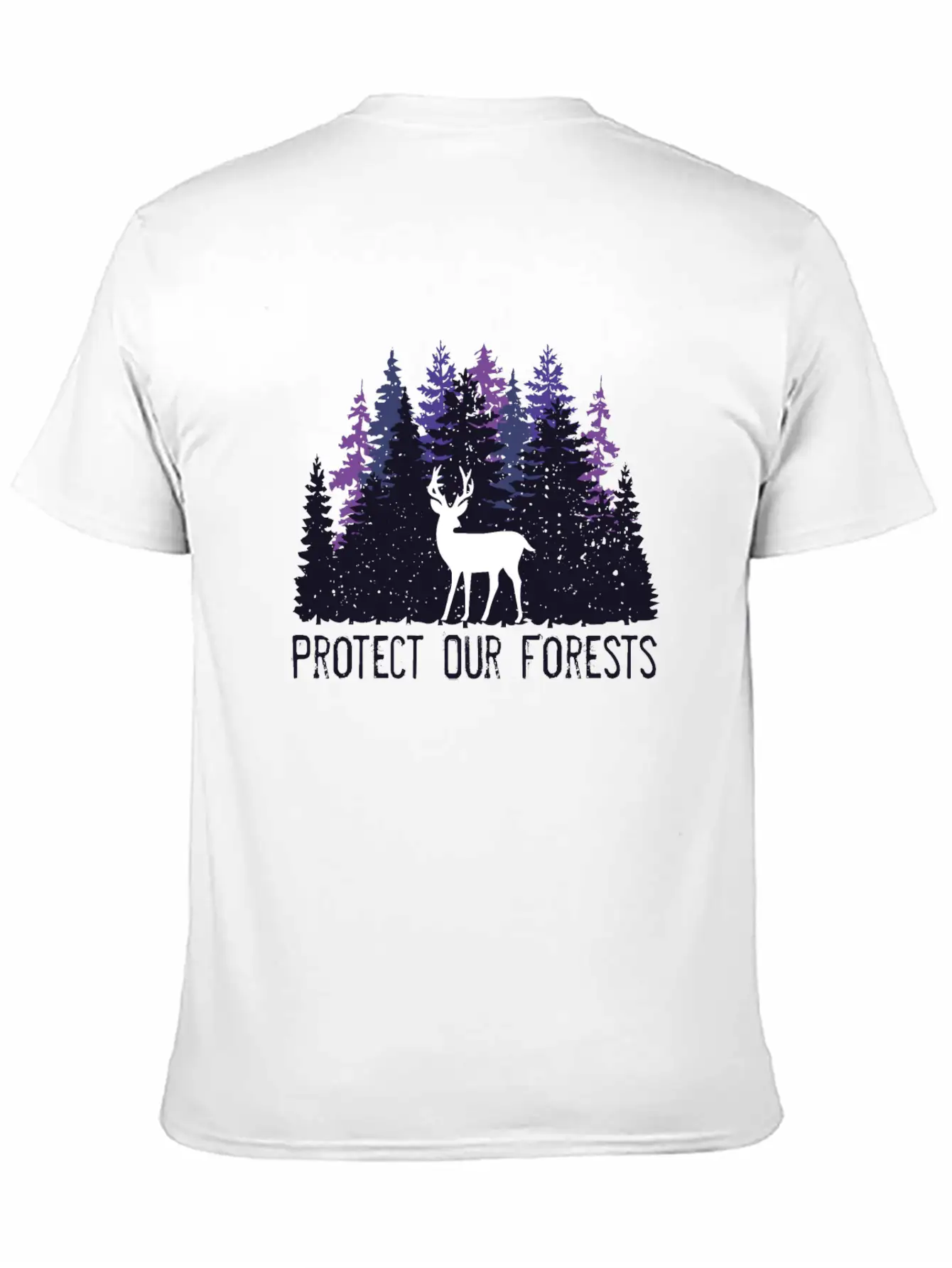 Protect Our Forests | Forest And Environment Lover Unisex Short Sleeve Soft Cotton T-Shirt – Casual Everyday Wear