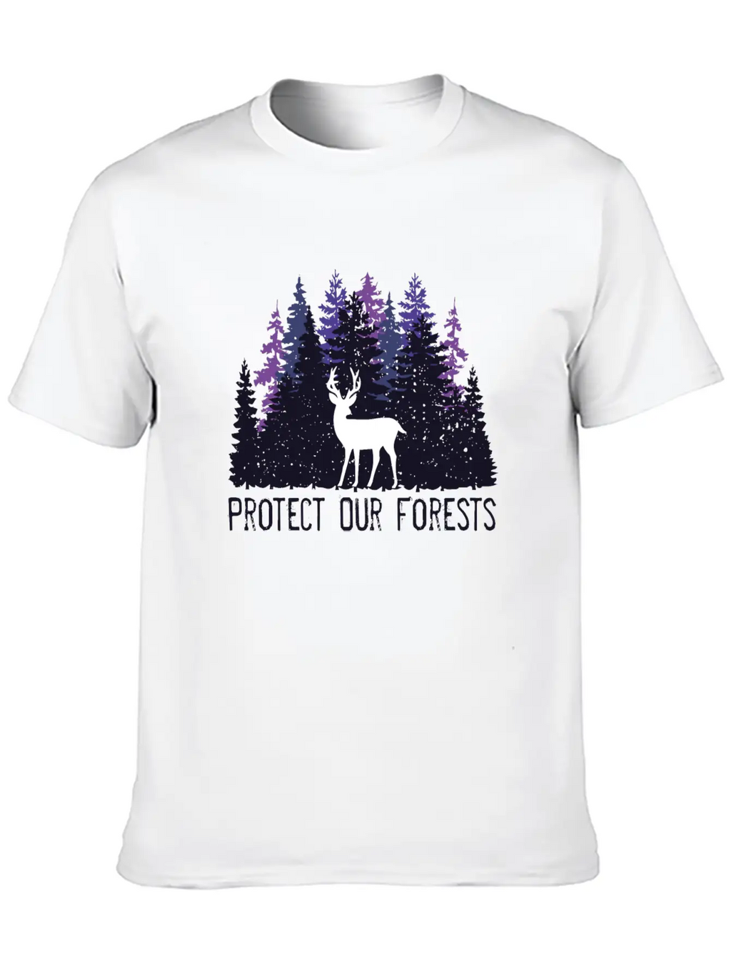 Protect Our Forests | Forest And Environment Lover Unisex Short Sleeve Soft Cotton T-Shirt – Casual Everyday Wear