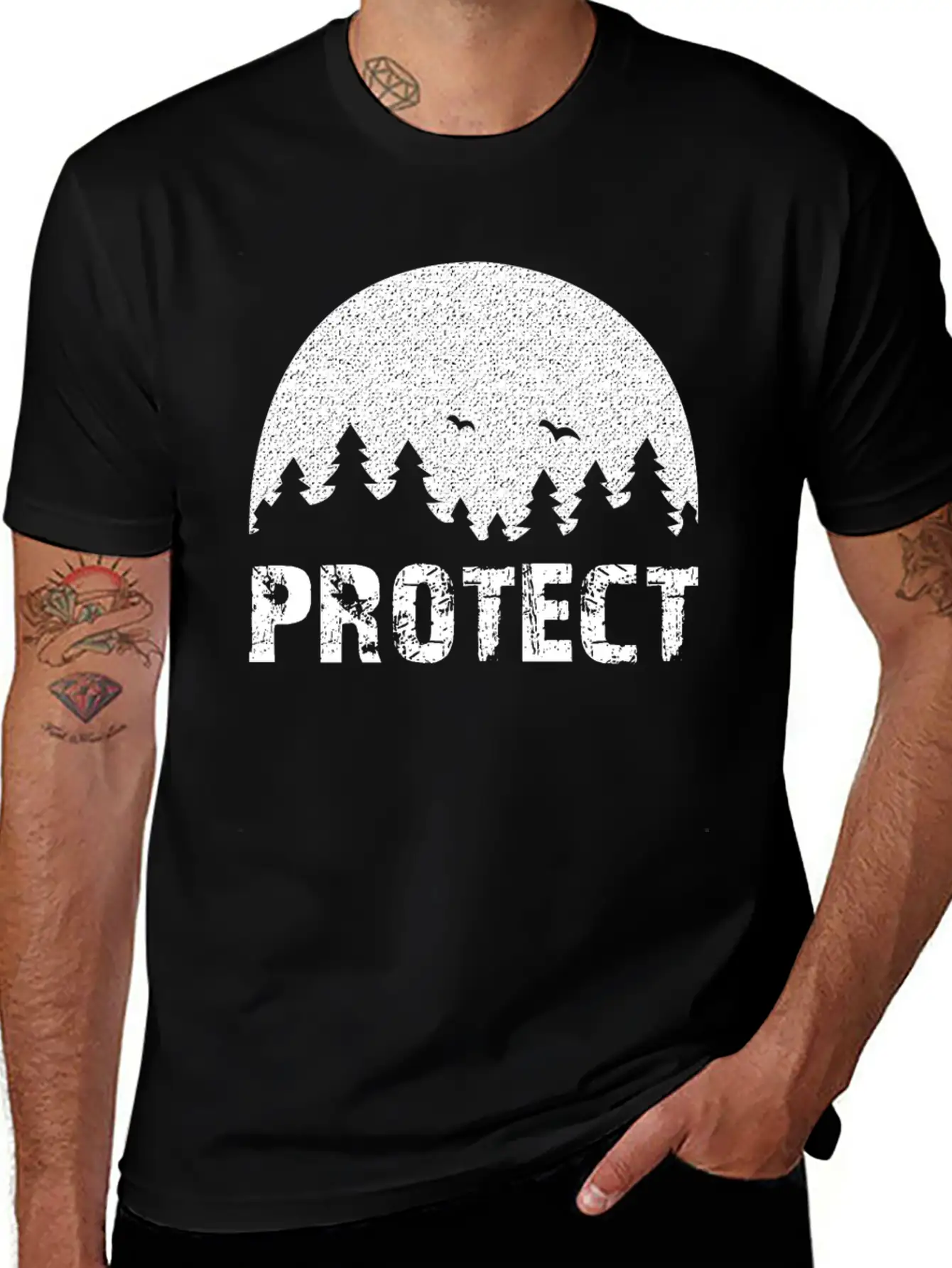 Protect The Environment - Protect Our Environment! Unisex Casual T-Shirt – Clean Design For Daily Comfort
