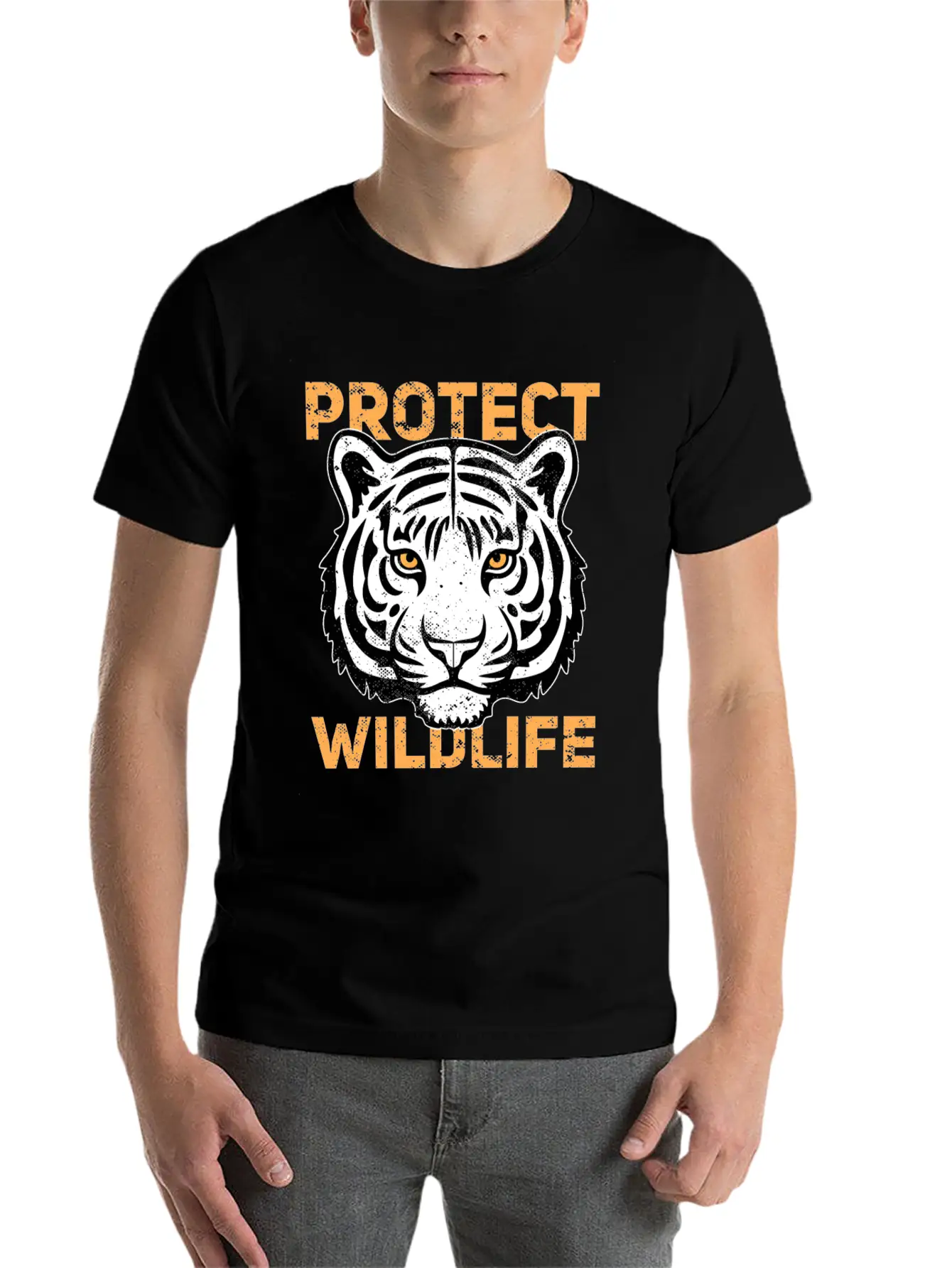 Protect Wildlife Save Animals Wildlife Enthusiast Stylish Everyday T-Shirt – Unisex Basic Cotton Tee