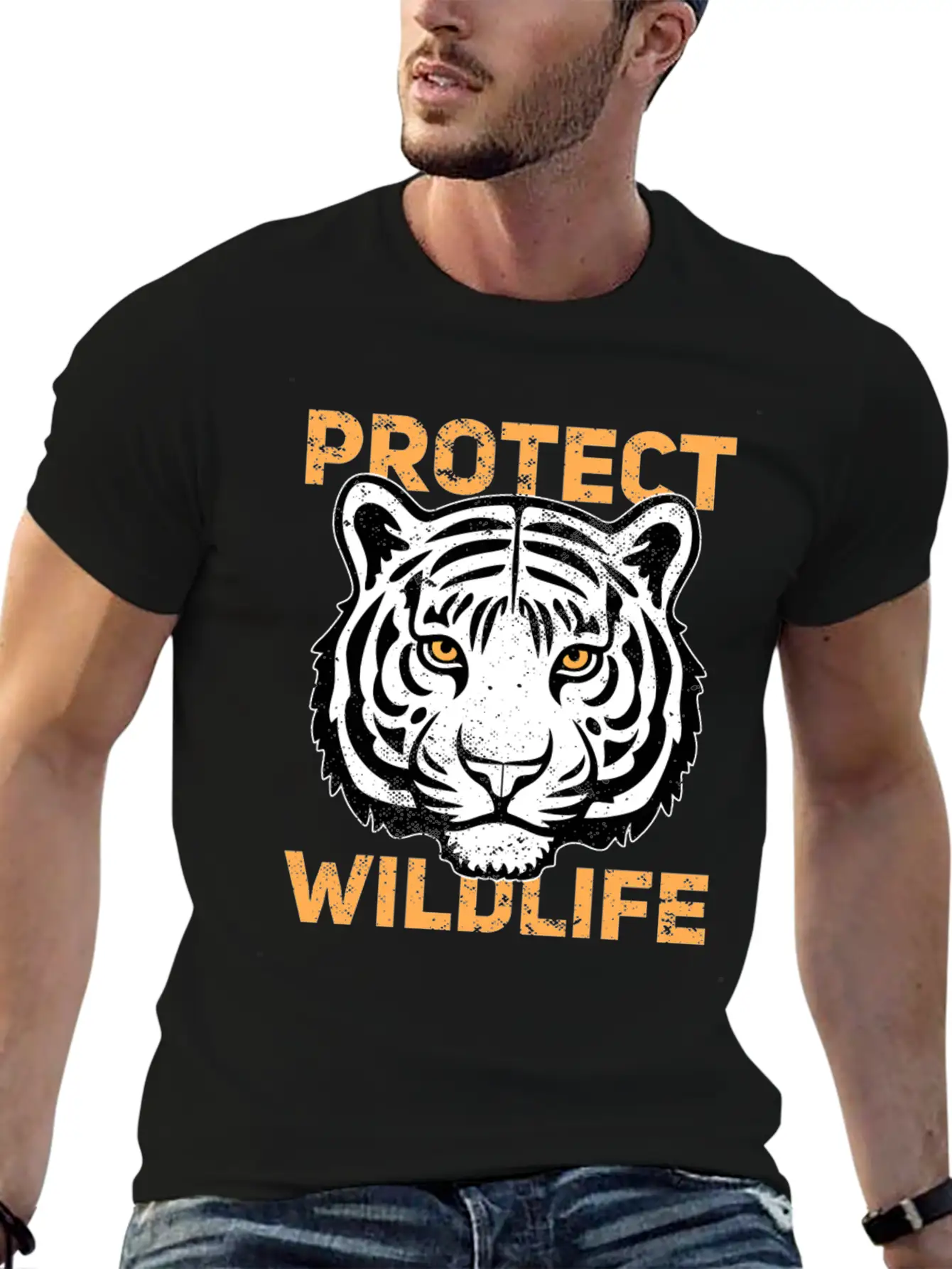 Protect Wildlife Save Animals Wildlife Enthusiast Stylish Everyday T-Shirt – Unisex Basic Cotton Tee