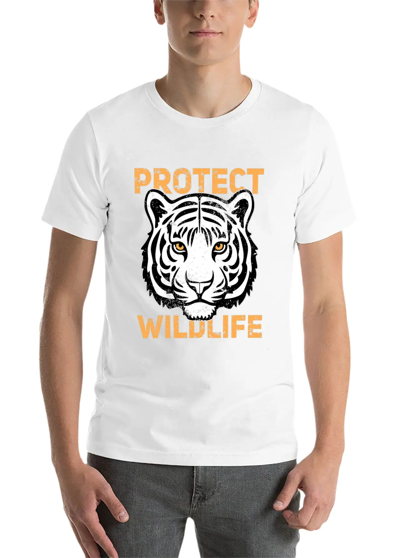 Protect Wildlife Save Animals Wildlife Enthusiast Stylish Everyday T-Shirt – Unisex Basic Cotton Tee