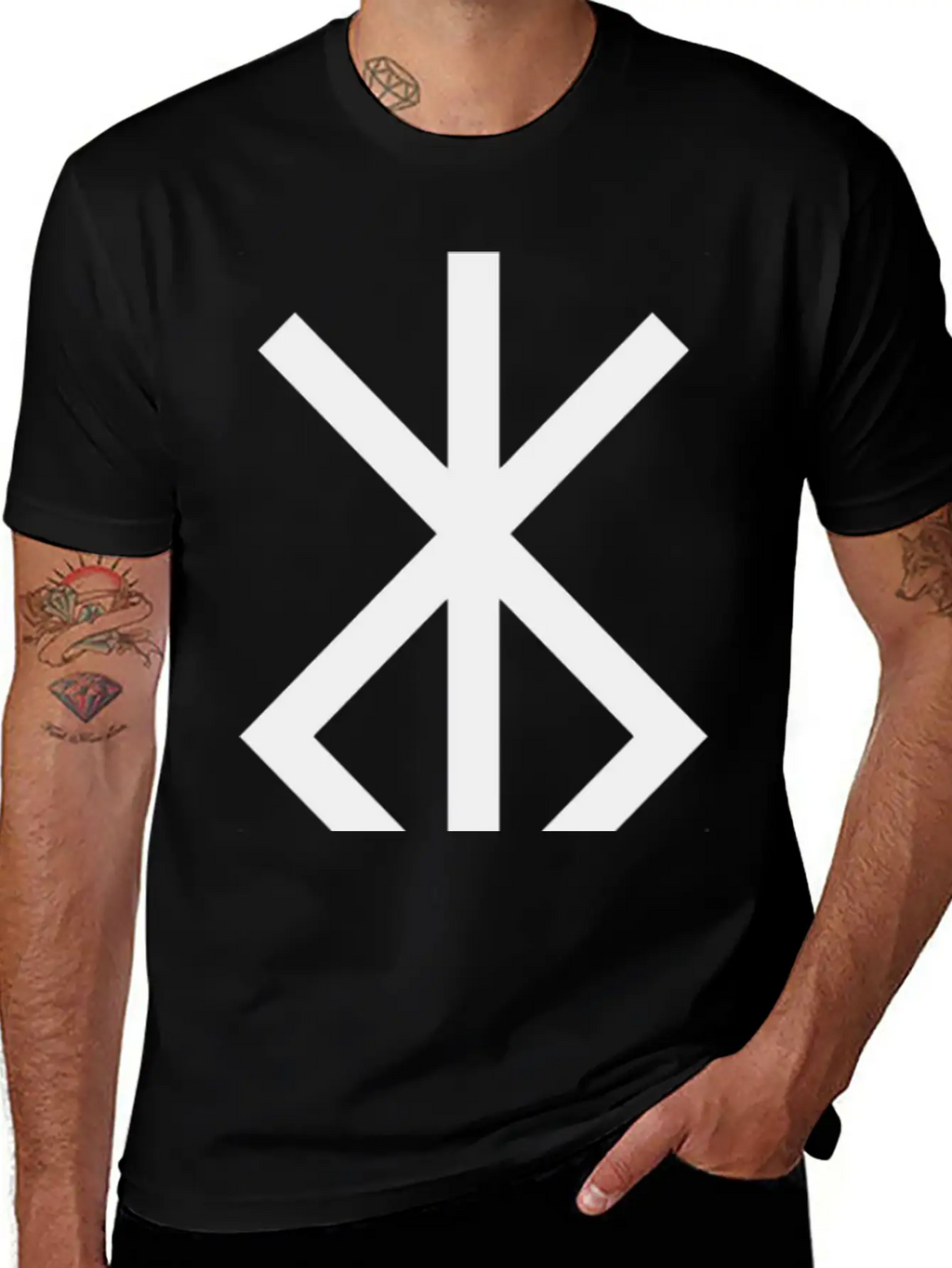 Protection Bind Rune Casual Graphic T-Shirt – Simple And Comfortable Daily Wear