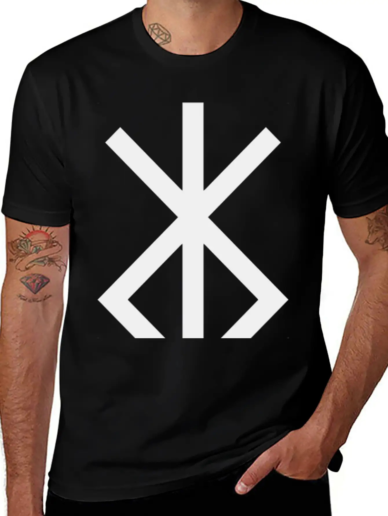 Protection Bind Rune Casual Graphic T-Shirt – Simple And Comfortable Daily Wear