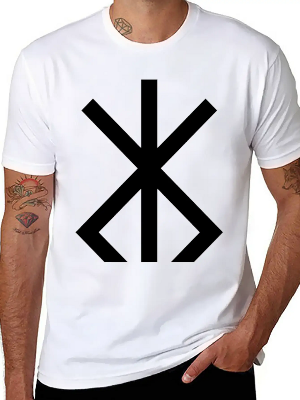 Protection Bind Rune Casual Graphic T-Shirt – Simple And Comfortable Daily Wear