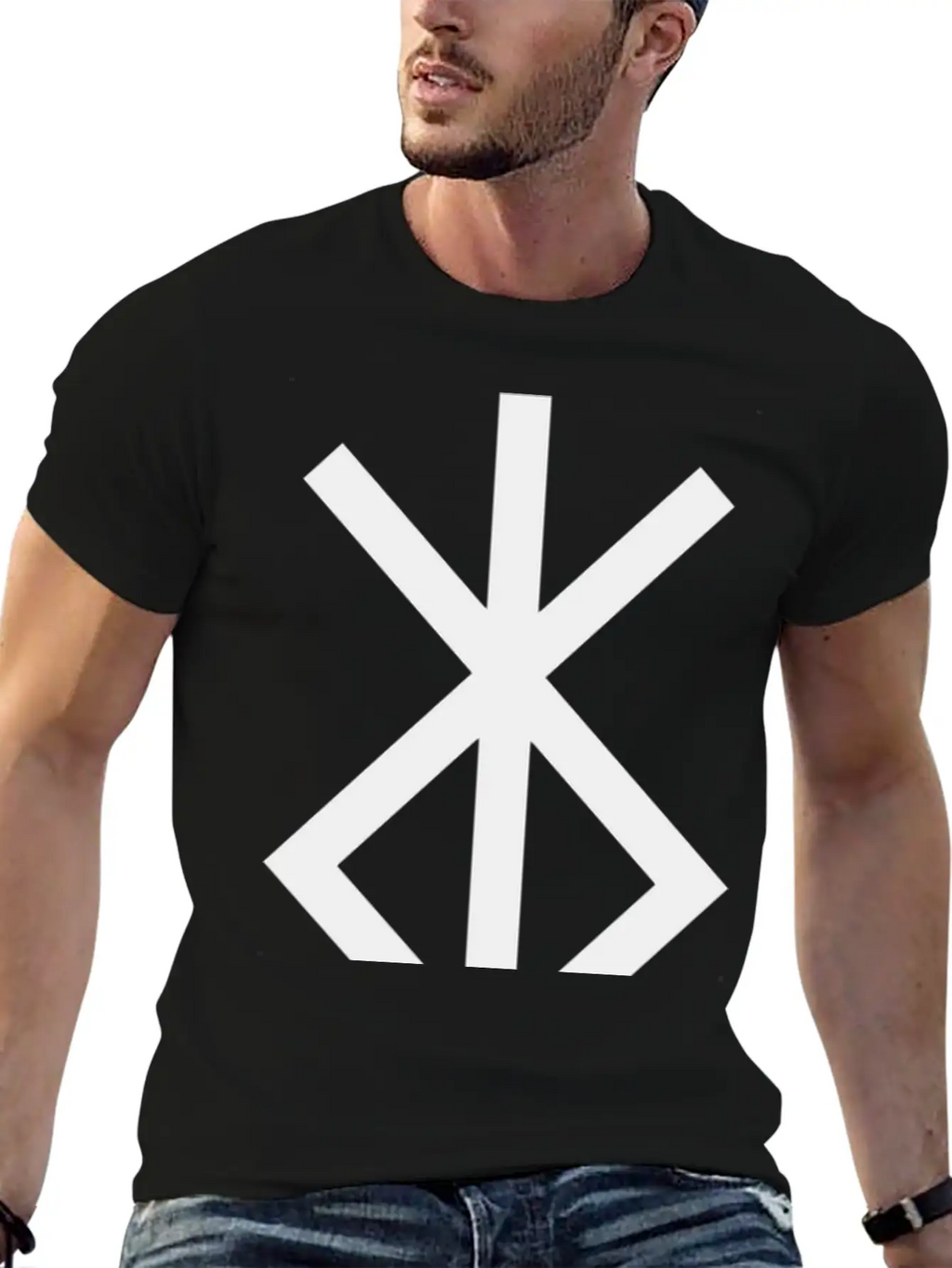Protection Bind Rune Casual Graphic T-Shirt – Simple And Comfortable Daily Wear