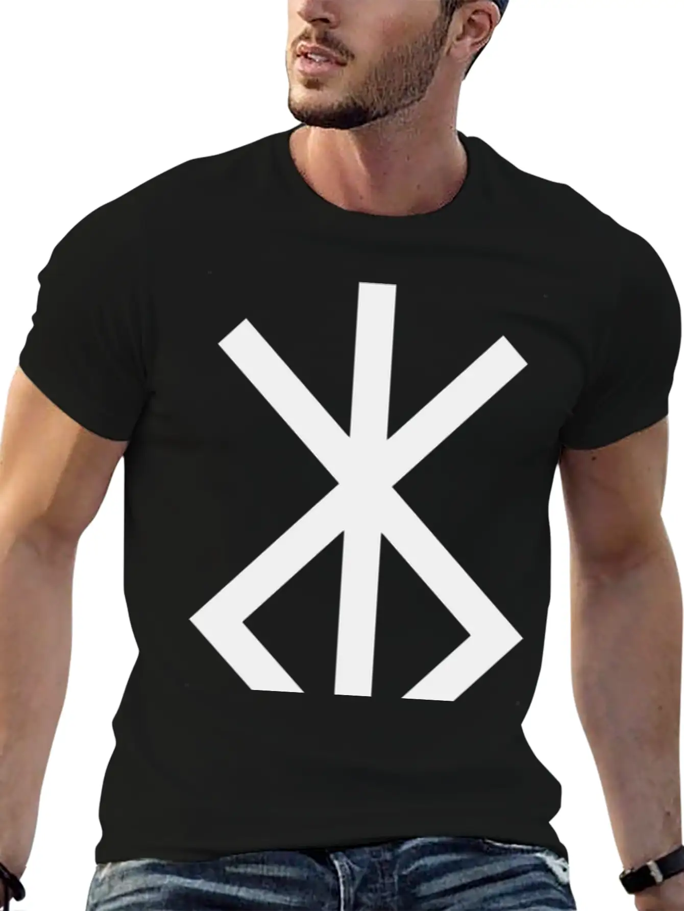 Protection Bind Rune Casual Graphic T-Shirt – Simple And Comfortable Daily Wear