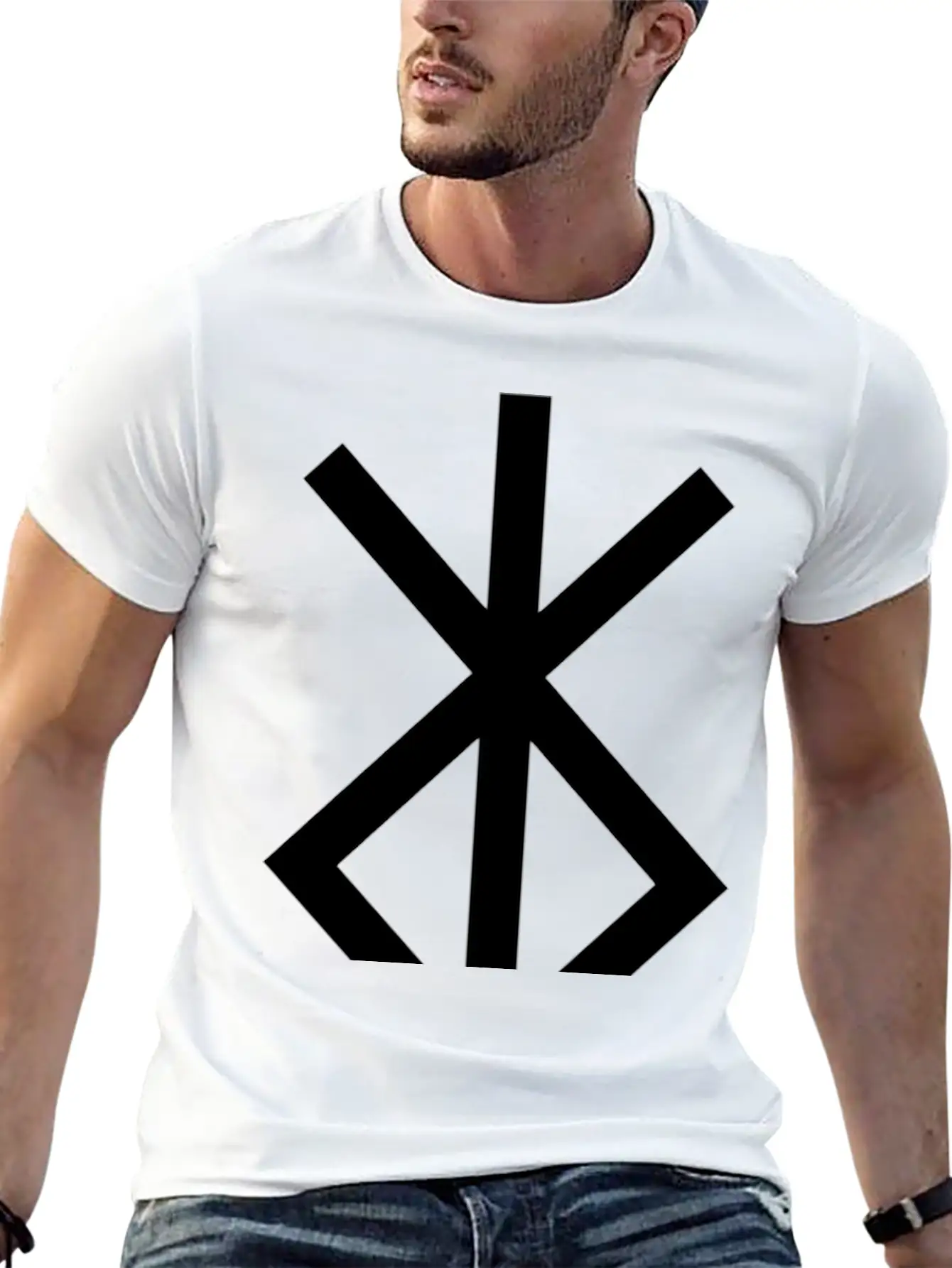 Protection Bind Rune Casual Graphic T-Shirt – Simple And Comfortable Daily Wear