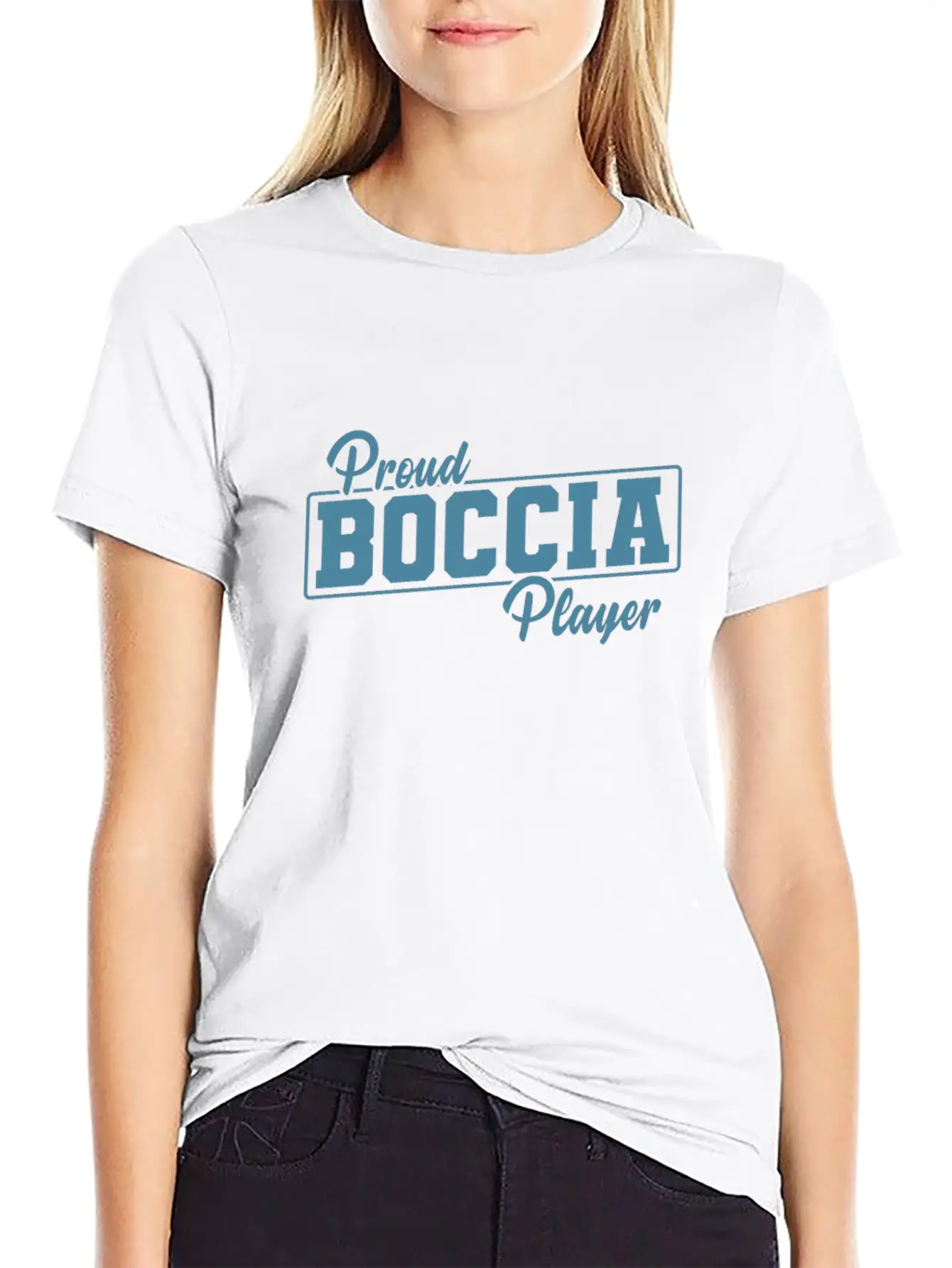 Proud Boccia Player Unisex Casual T-Shirt – Clean Design For Daily Comfort