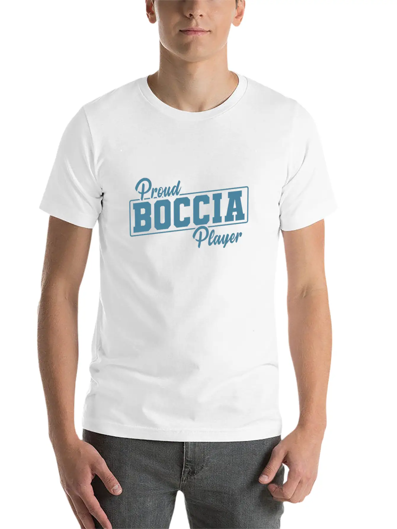 Proud Boccia Player Unisex Casual T-Shirt – Clean Design For Daily Comfort