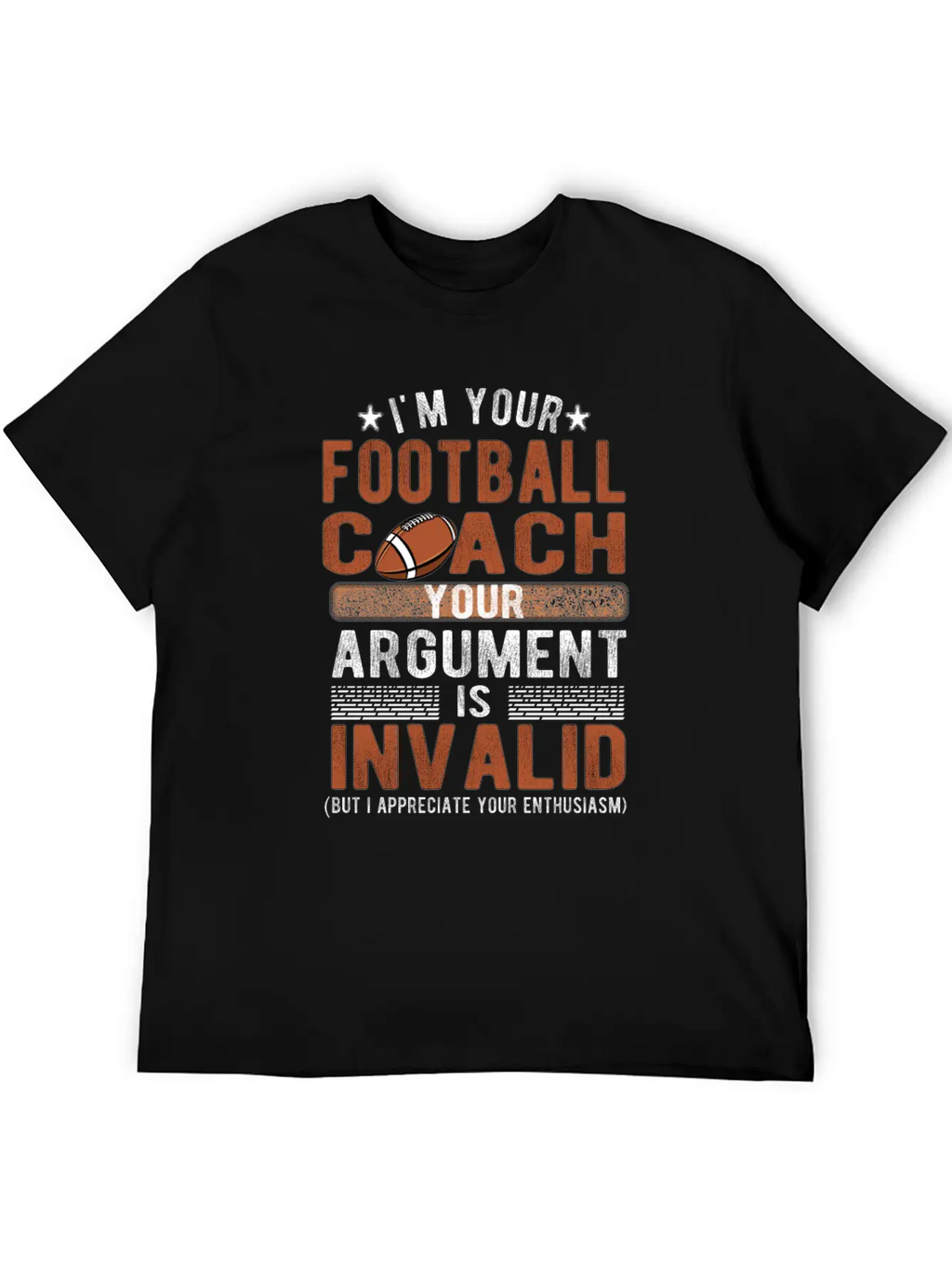Proud Football Coach Gifts Football Coaching Essential Cotton Tee For Daily Outfits – Unisex Style
