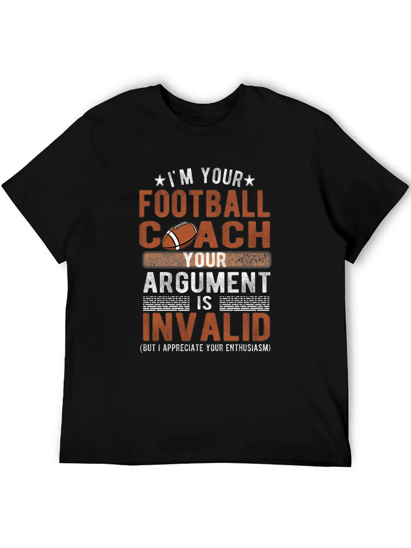 Proud Football Coach Gifts Football Coaching Essential Cotton Tee For Daily Outfits – Unisex Style