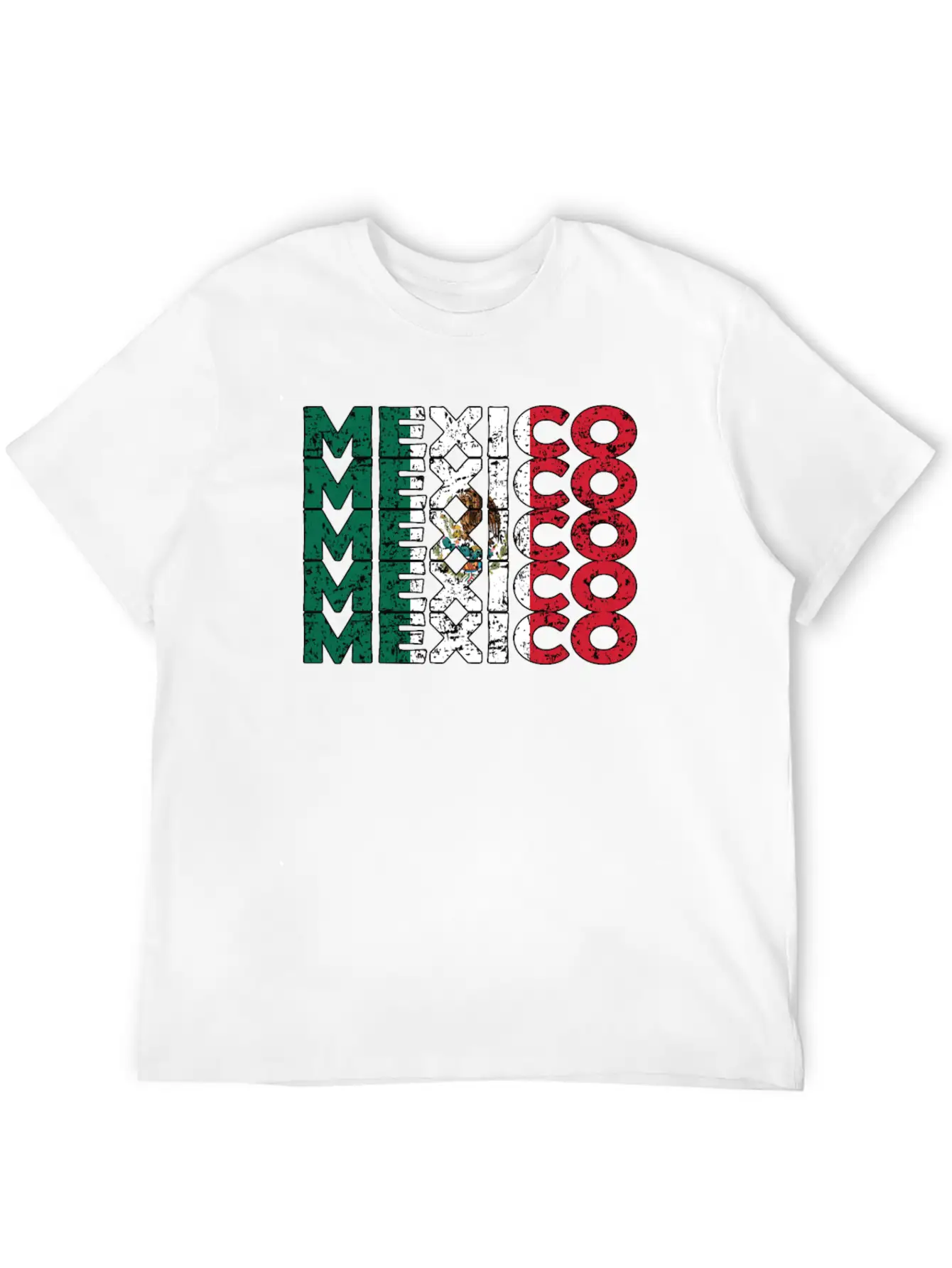 Proud Mexican Roots Mexico Flag Mexican Heritage Unisex Short Sleeve Soft Cotton T-Shirt – Casual Everyday Wear