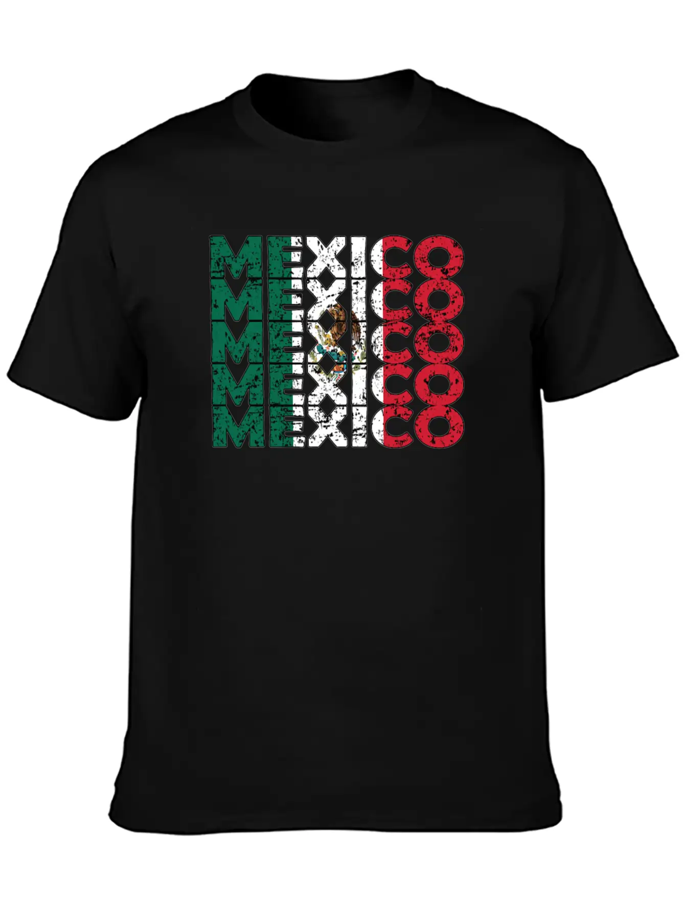 Proud Mexican Roots Mexico Flag Mexican Heritage Unisex Short Sleeve Soft Cotton T-Shirt – Casual Everyday Wear
