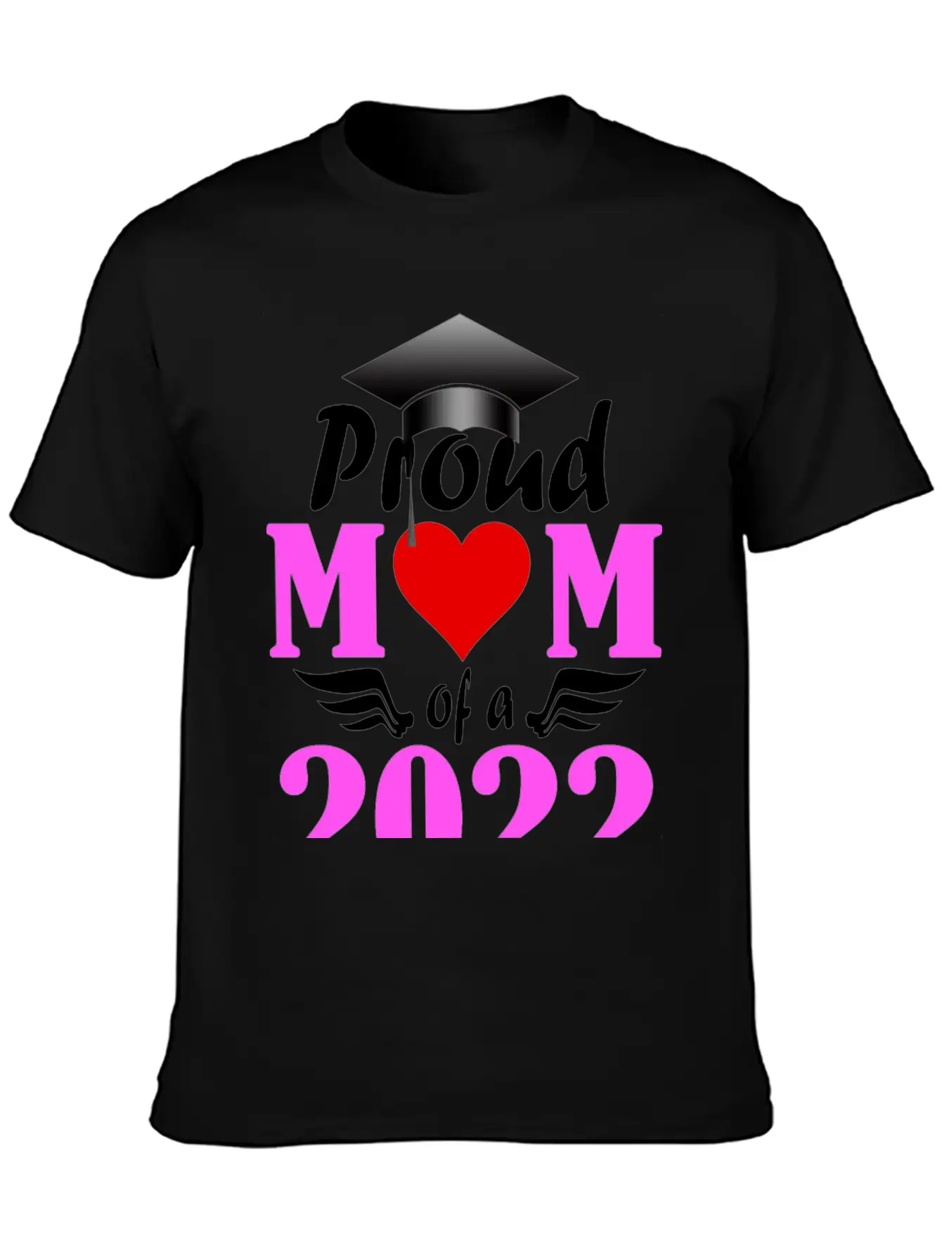 Proud Mom Of A 2022 Senior Unisex Short Sleeve Soft Cotton T-Shirt – Casual Everyday Wear
