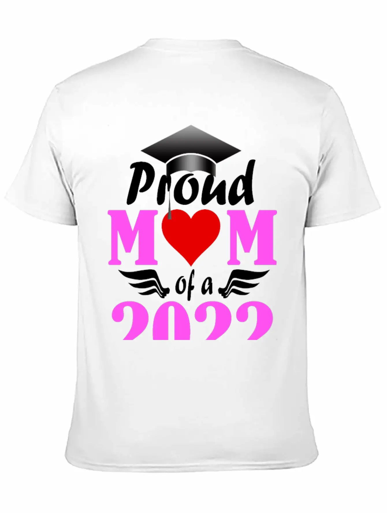 Proud Mom Of A 2022 Senior Unisex Short Sleeve Soft Cotton T-Shirt – Casual Everyday Wear