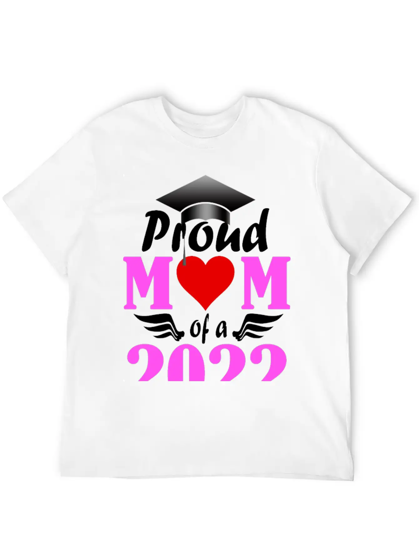 Proud Mom Of A 2022 Senior Unisex Short Sleeve Soft Cotton T-Shirt – Casual Everyday Wear