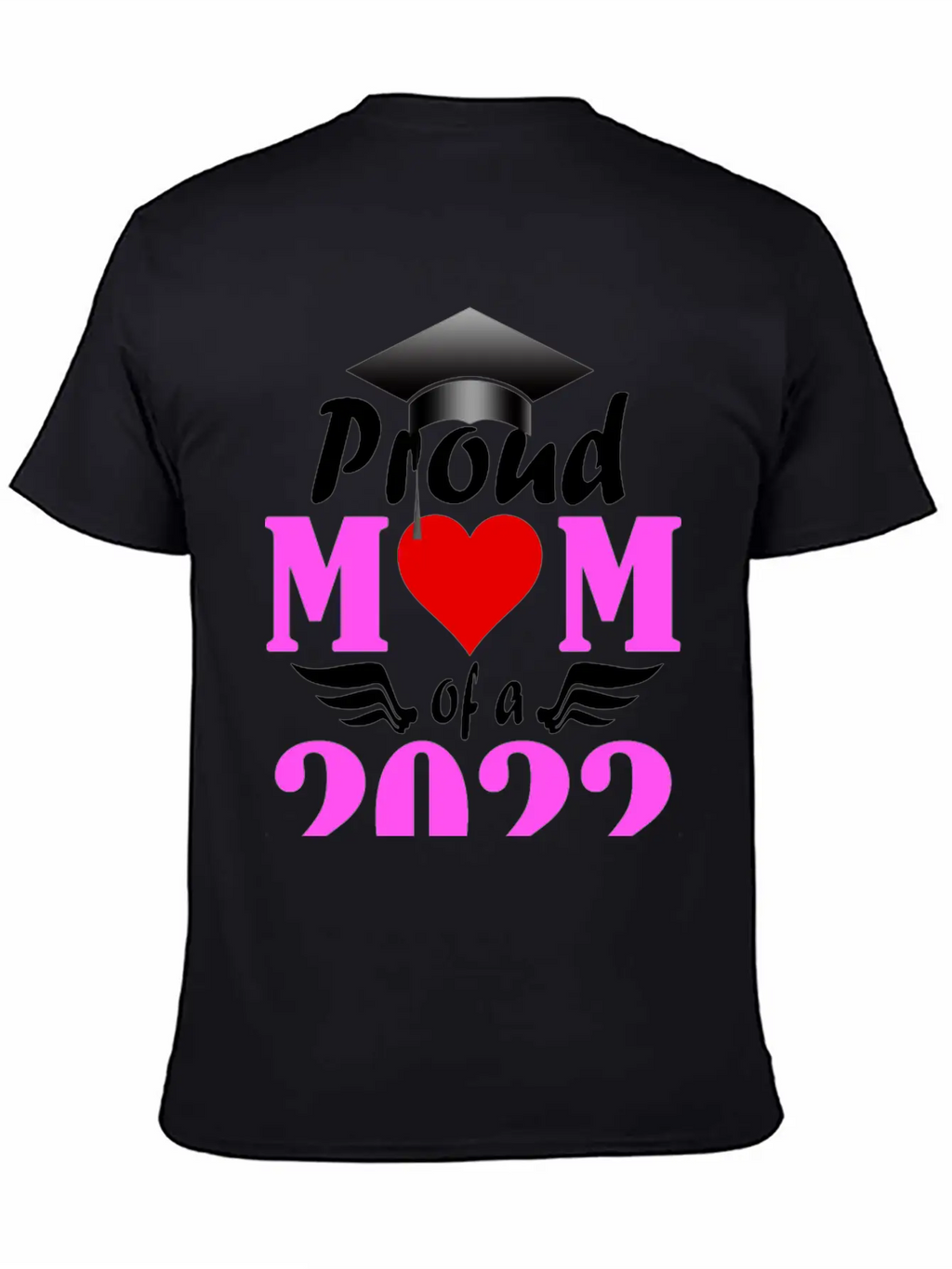 Proud Mom Of A 2022 Senior Unisex Short Sleeve Soft Cotton T-Shirt – Casual Everyday Wear