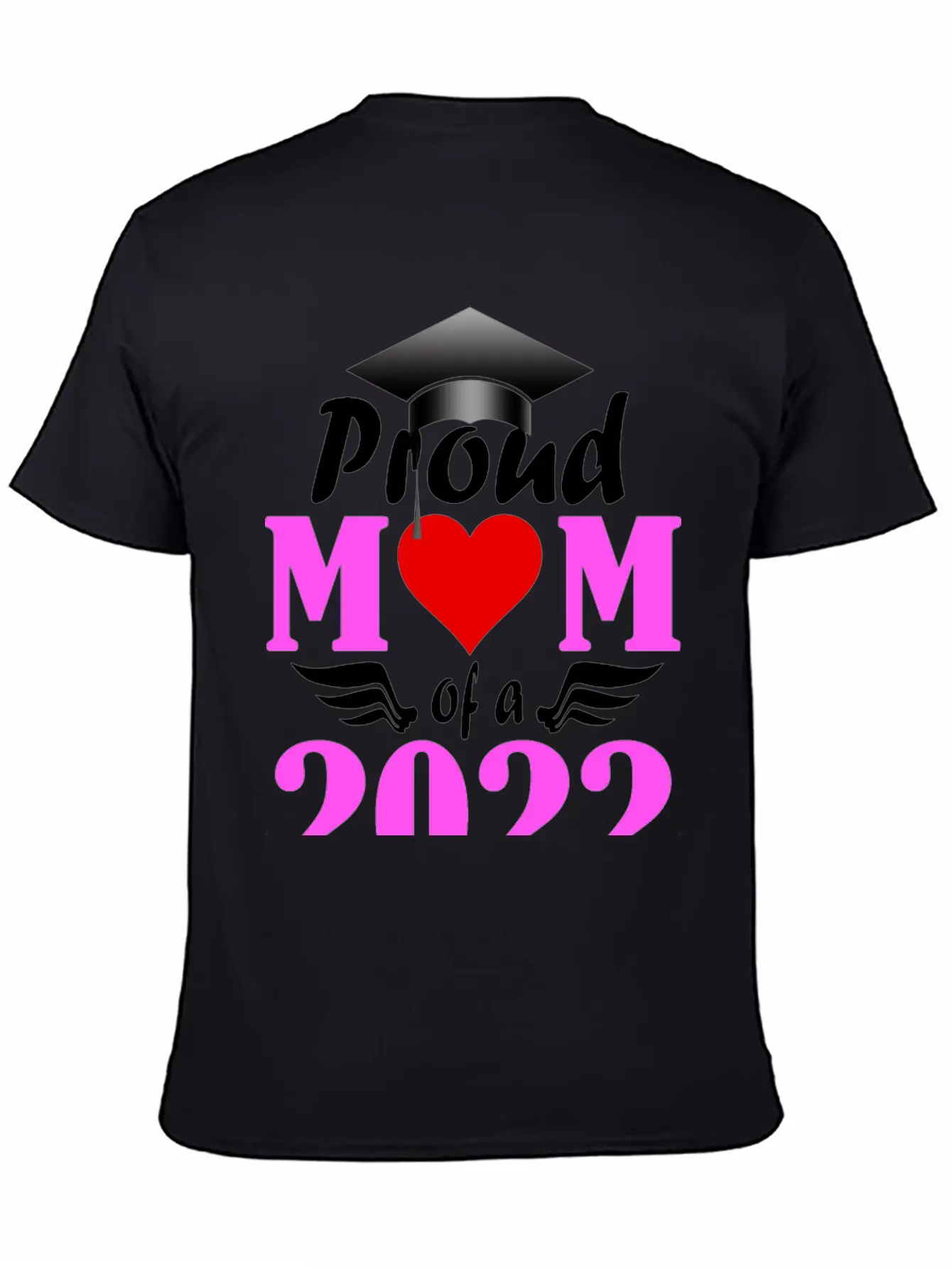Proud Mom Of A 2022 Senior Unisex Short Sleeve Soft Cotton T-Shirt – Casual Everyday Wear