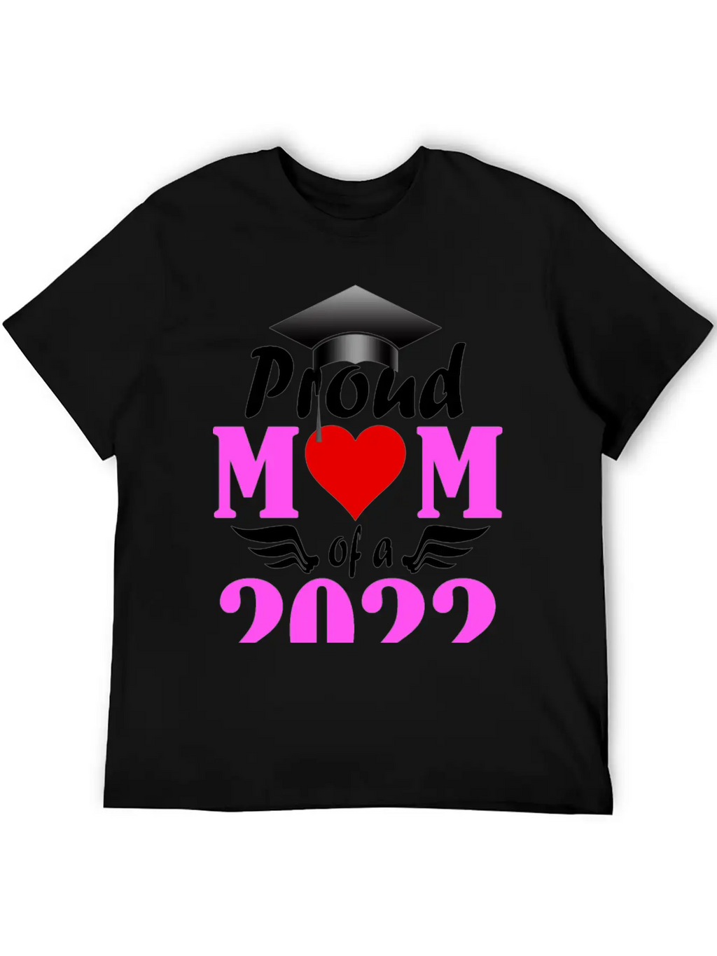 Proud Mom Of A 2022 Senior Unisex Short Sleeve Soft Cotton T-Shirt – Casual Everyday Wear