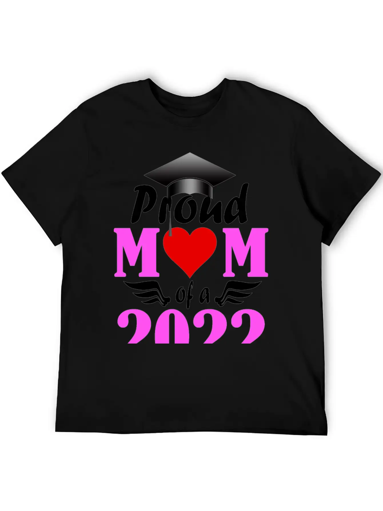 Proud Mom Of A 2022 Senior Unisex Short Sleeve Soft Cotton T-Shirt – Casual Everyday Wear