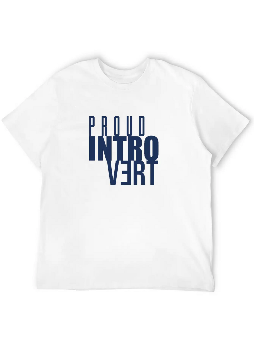 Proud Salesperson Introverted Shy Introvert Unisex Short Sleeve Soft Cotton T-Shirt – Casual Everyday Wear