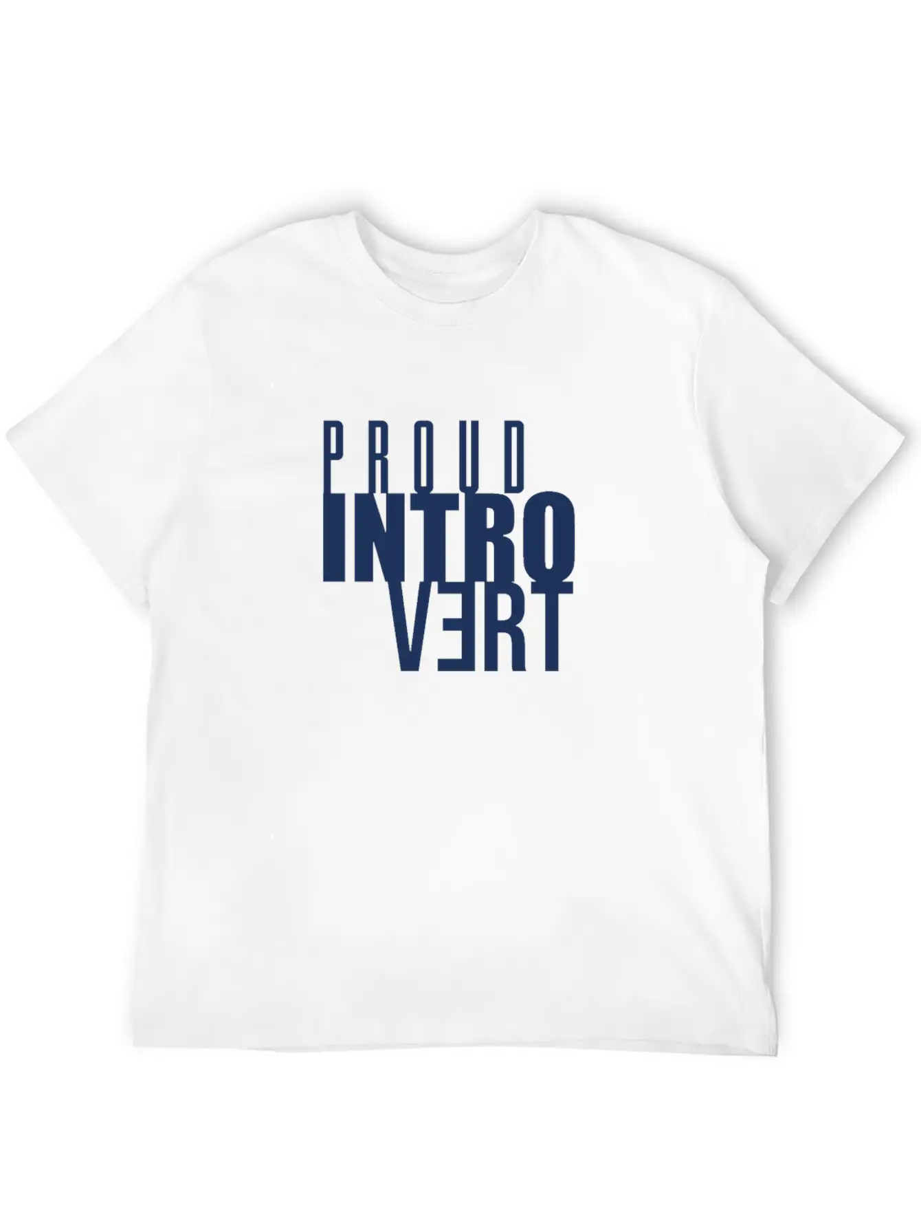 Proud Salesperson Introverted Shy Introvert Unisex Short Sleeve Soft Cotton T-Shirt – Casual Everyday Wear