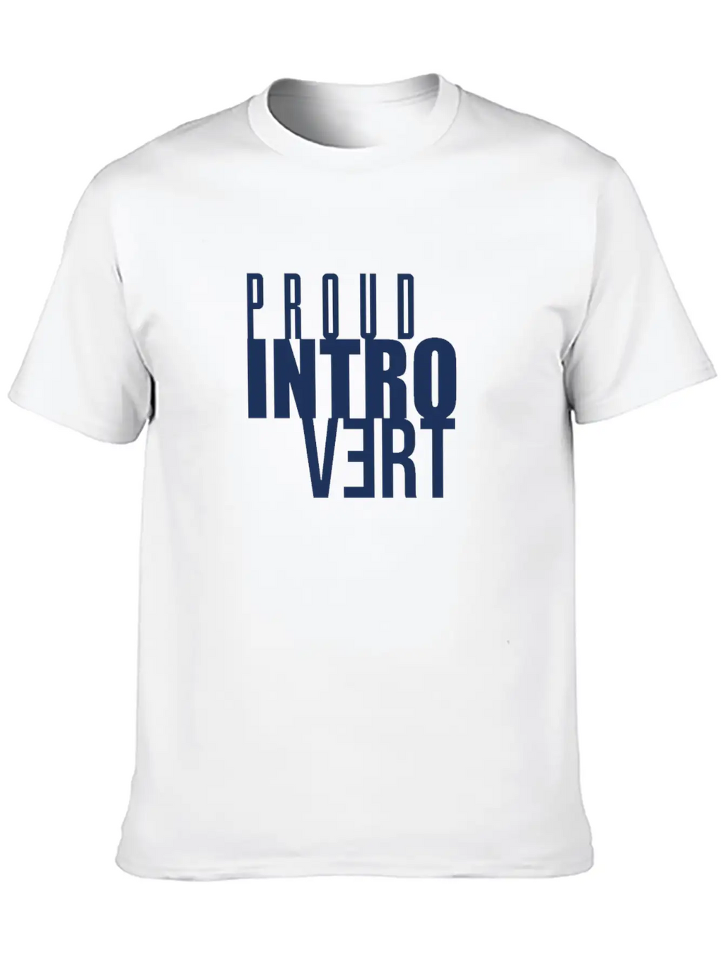 Proud Salesperson Introverted Shy Introvert Unisex Short Sleeve Soft Cotton T-Shirt – Casual Everyday Wear