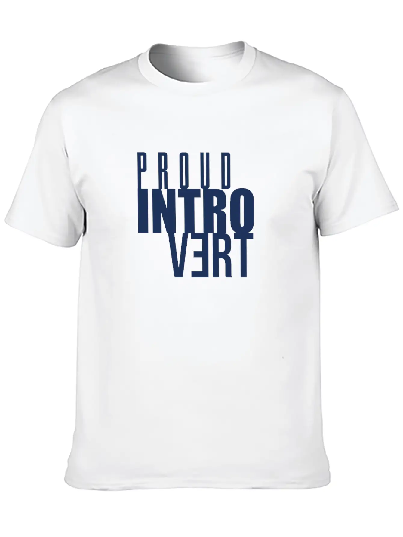 Proud Salesperson Introverted Shy Introvert Unisex Short Sleeve Soft Cotton T-Shirt – Casual Everyday Wear