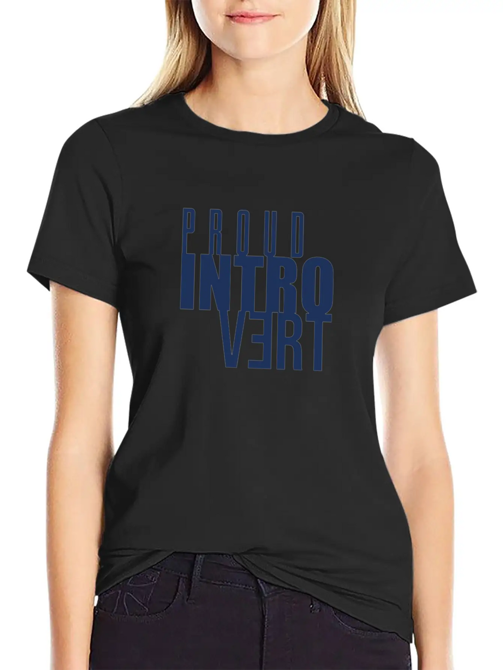 Proud Salesperson Introverted Shy Introvert Unisex Short Sleeve Soft Cotton T-Shirt – Casual Everyday Wear