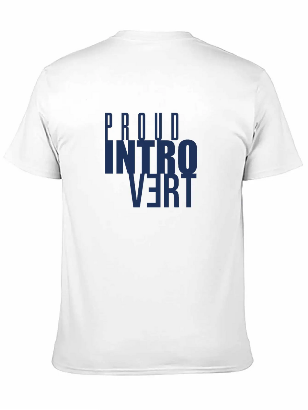 Proud Salesperson Introverted Shy Introvert Unisex Short Sleeve Soft Cotton T-Shirt – Casual Everyday Wear