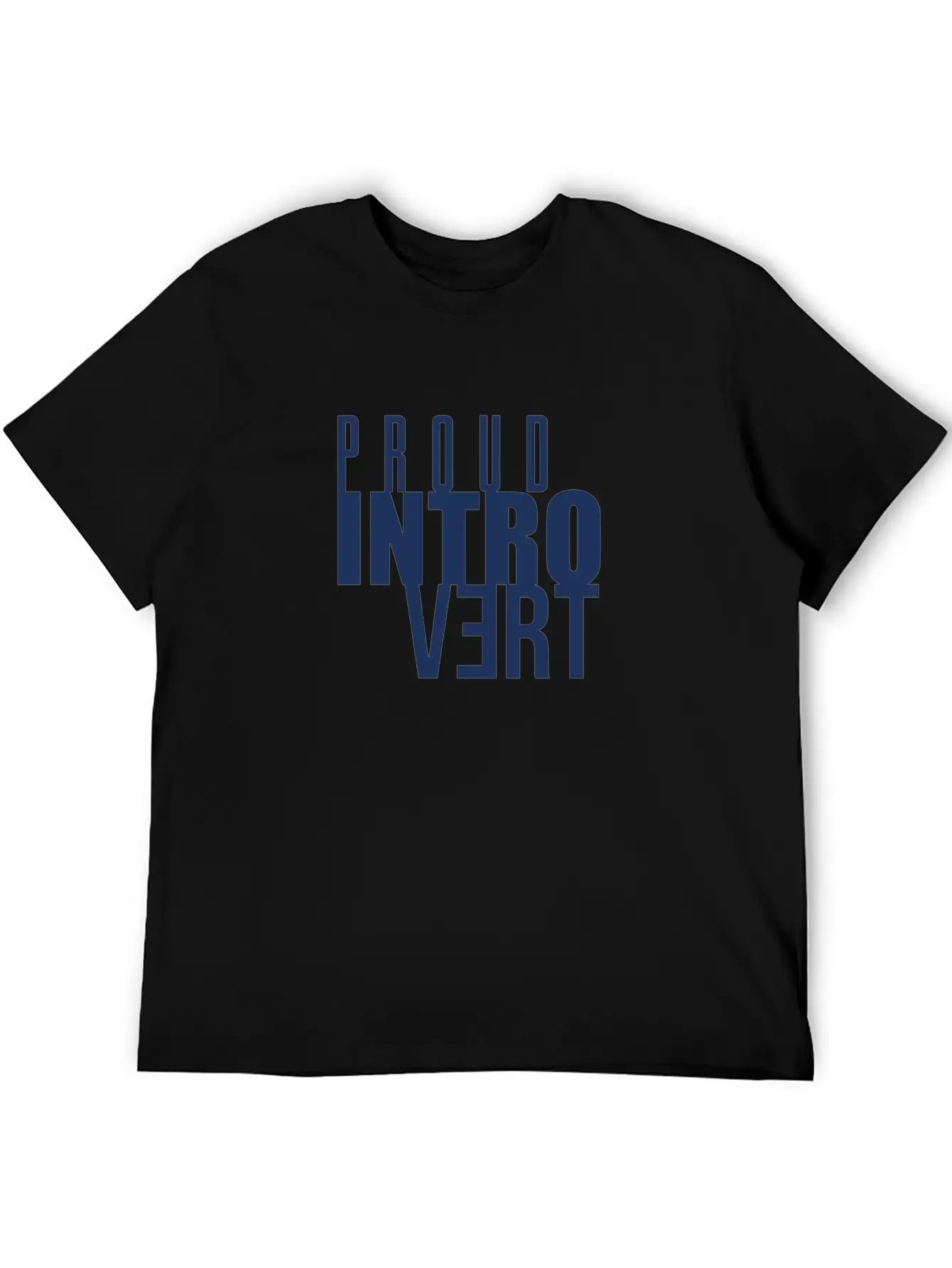 Proud Salesperson Introverted Shy Introvert Unisex Short Sleeve Soft Cotton T-Shirt – Casual Everyday Wear