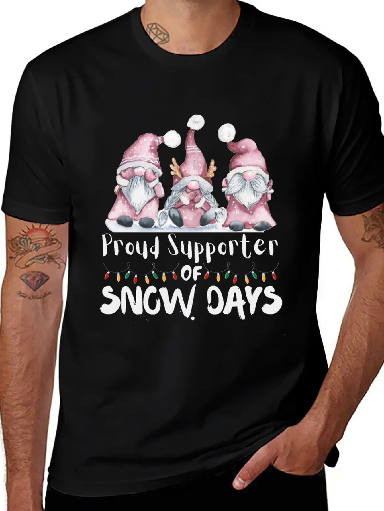 Proud Supporter Of Snow Days Funny Teacher Unisex Casual T-Shirt – Clean Design For Daily Comfort