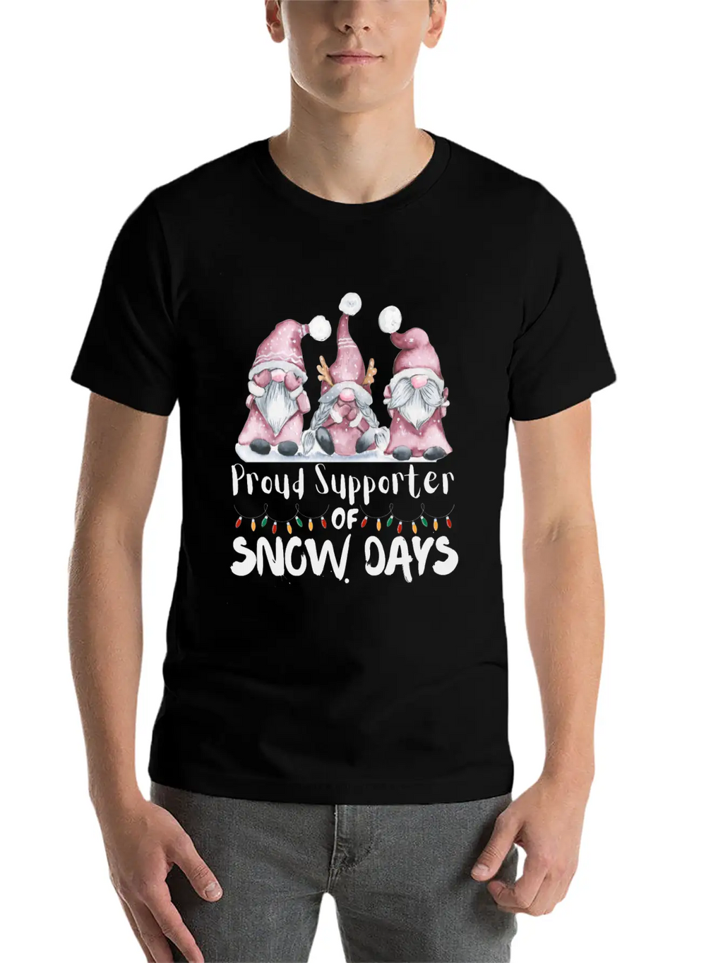 Proud Supporter Of Snow Days Funny Teacher Unisex Casual T-Shirt – Clean Design For Daily Comfort