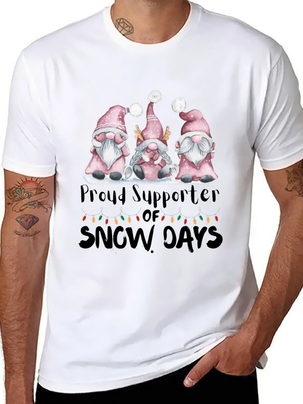 Proud Supporter Of Snow Days Funny Teacher Unisex Casual T-Shirt – Clean Design For Daily Comfort