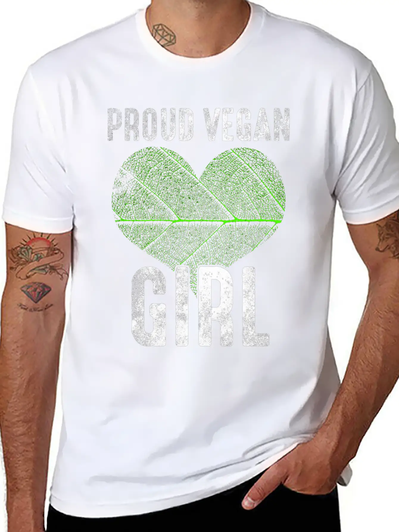 Proud Vegetarian Vegan Vegan Unisex Casual T-Shirt – Clean Design For Daily Comfort