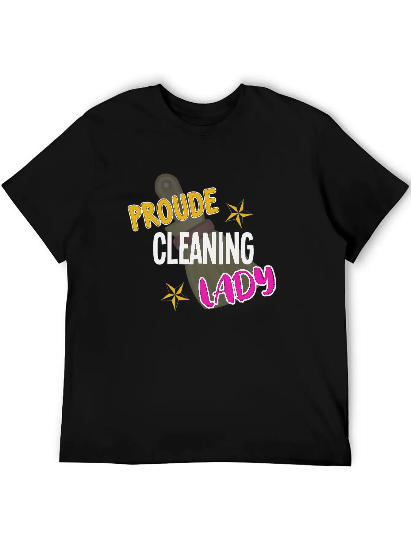 Proude Cleaning Lady Housekeeping Cleaner Classic Fit Graphic Tee For Daily Comfort – Unisex Cotton Shirt