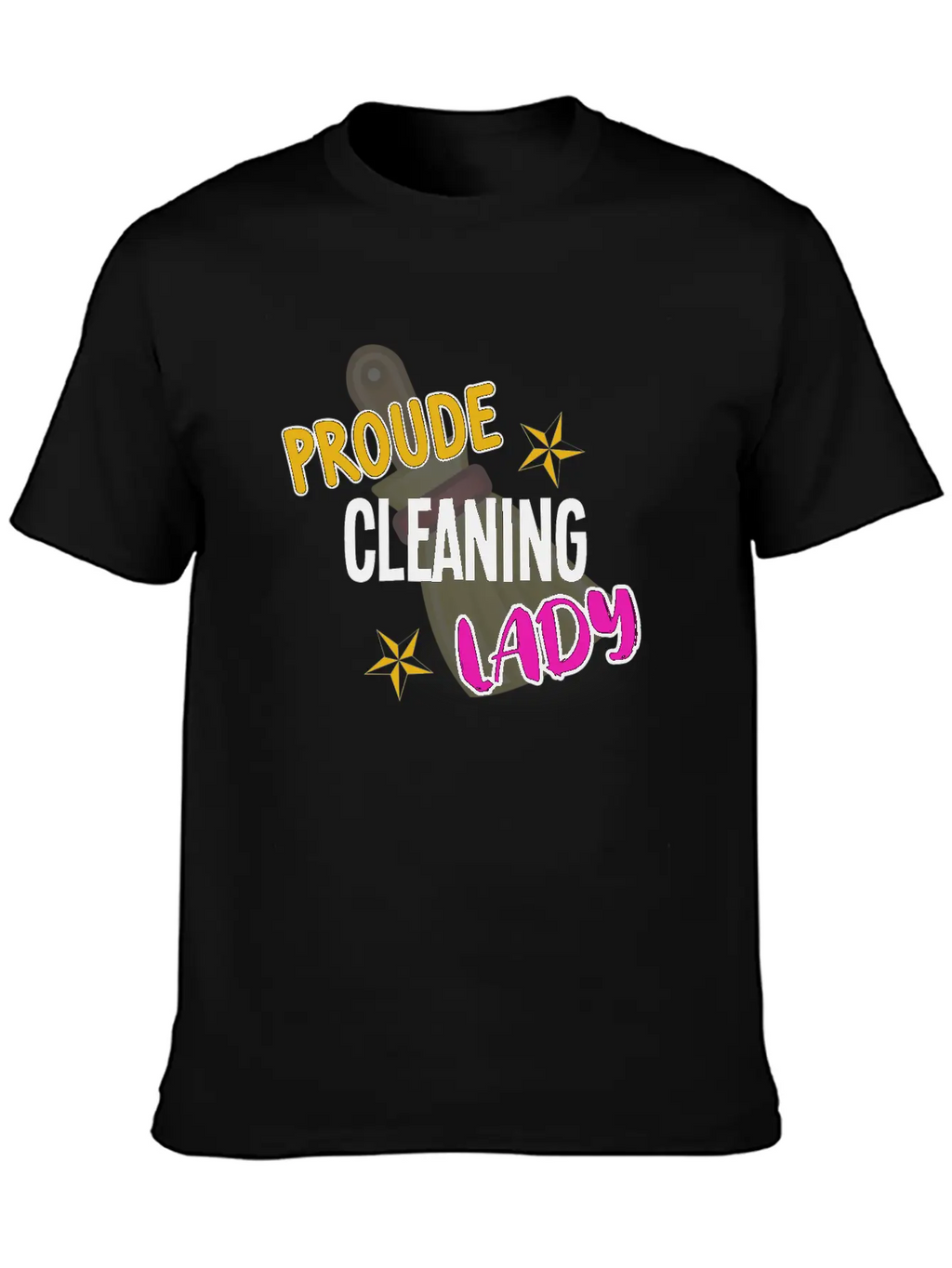 Proude Cleaning Lady Housekeeping Cleaner Classic Fit Graphic Tee For Daily Comfort – Unisex Cotton Shirt