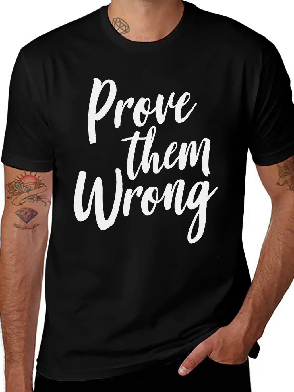 Prove Them Wrong Unisex Short Sleeve Soft Cotton T-Shirt – Casual Everyday Wear